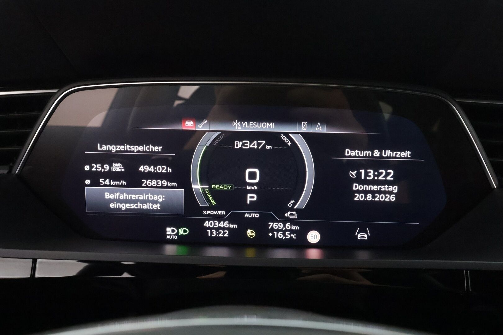 AUDI E-TRON 2022 Sportback S line quattro 55 300kW - | ACC | B&O | HUD | 360° | Tikatut sporttinahat | Matrix | Muistipenkki | Kamerapeilit | Keyless | Akt. kaistaohjaus | Navi | Apple & Android | ALV |
