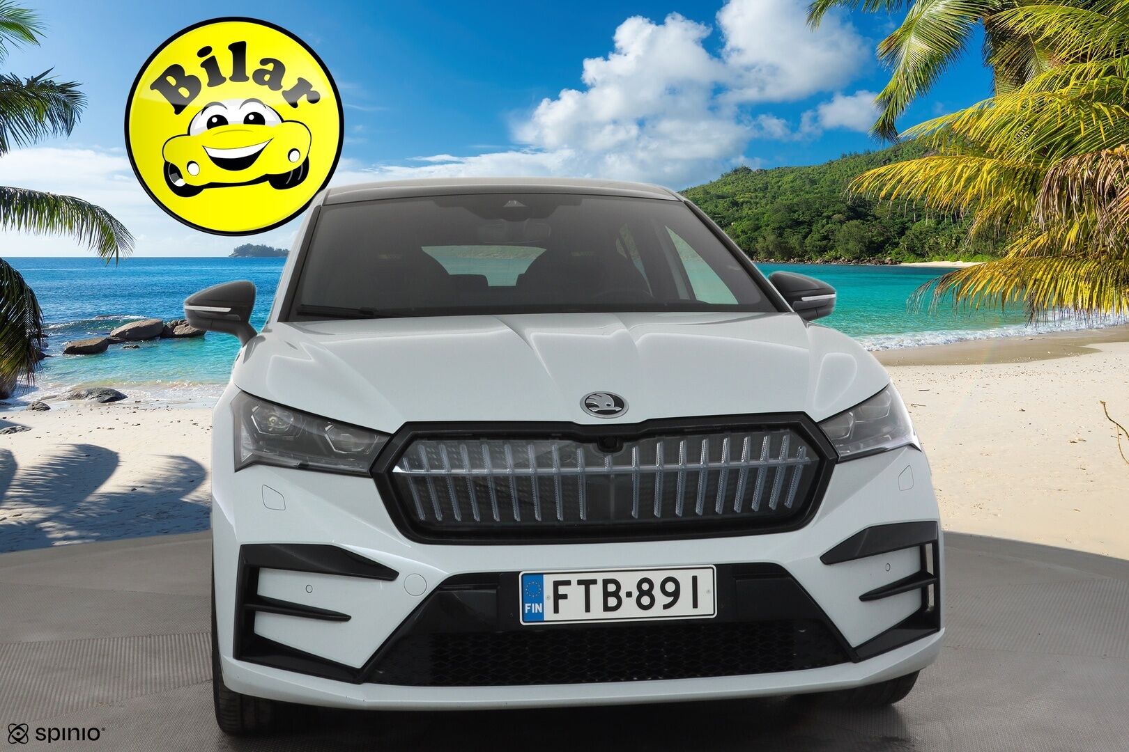SKODA ENYAQ 2023 RS 4x4 220kW - | ILP | Koukku | Lasikatto | Canton | HUD | ACC | Matrix-LED | P.Kamera | Hierova Muistipenkki | Navi | Kaistavahti | Keyless | Merkkihuollot |