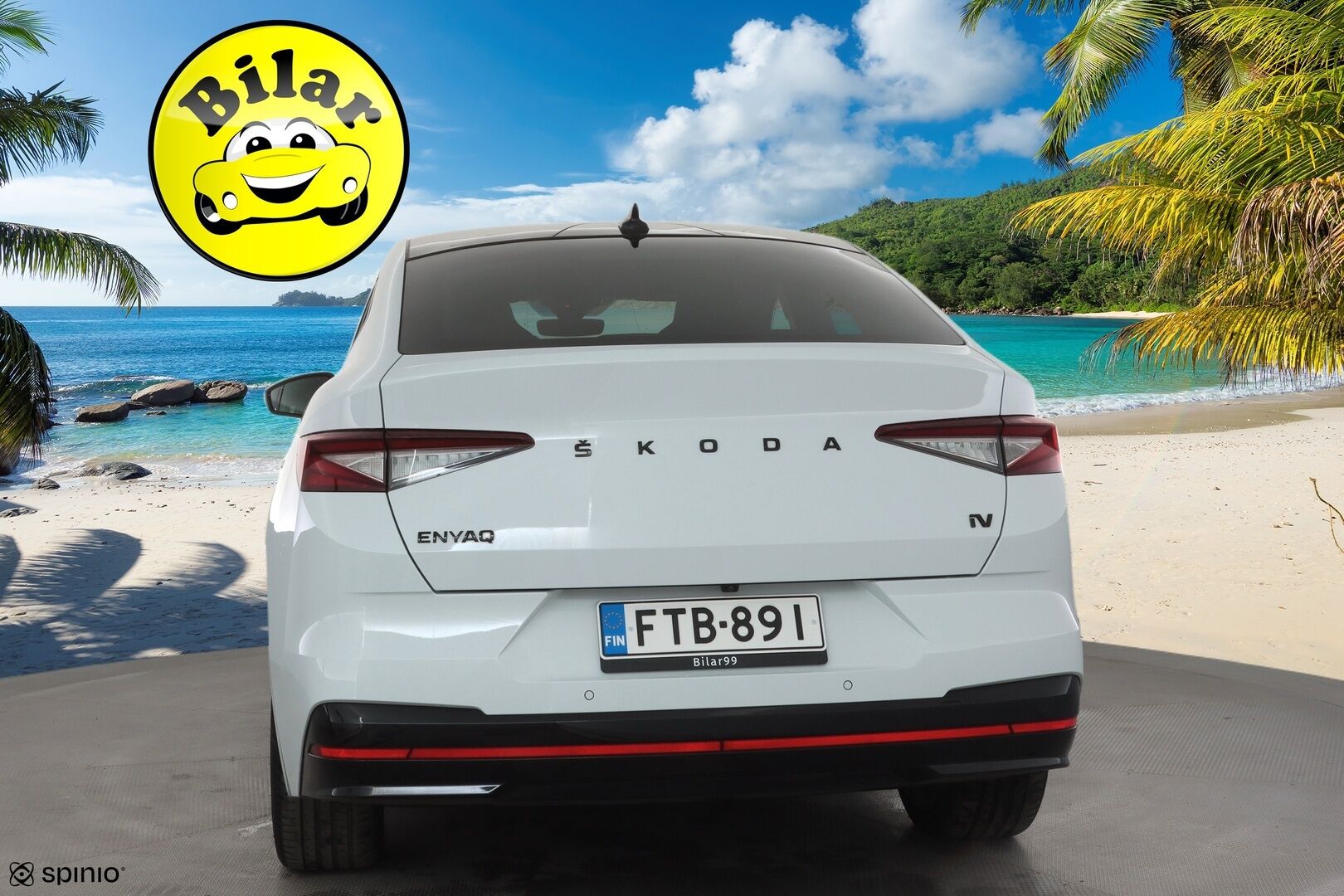 SKODA ENYAQ 2023 RS 4x4 220kW - | ILP | Koukku | Lasikatto | Canton | HUD | ACC | Matrix-LED | P.Kamera | Hierova Muistipenkki | Navi | Kaistavahti | Keyless | Merkkihuollot |