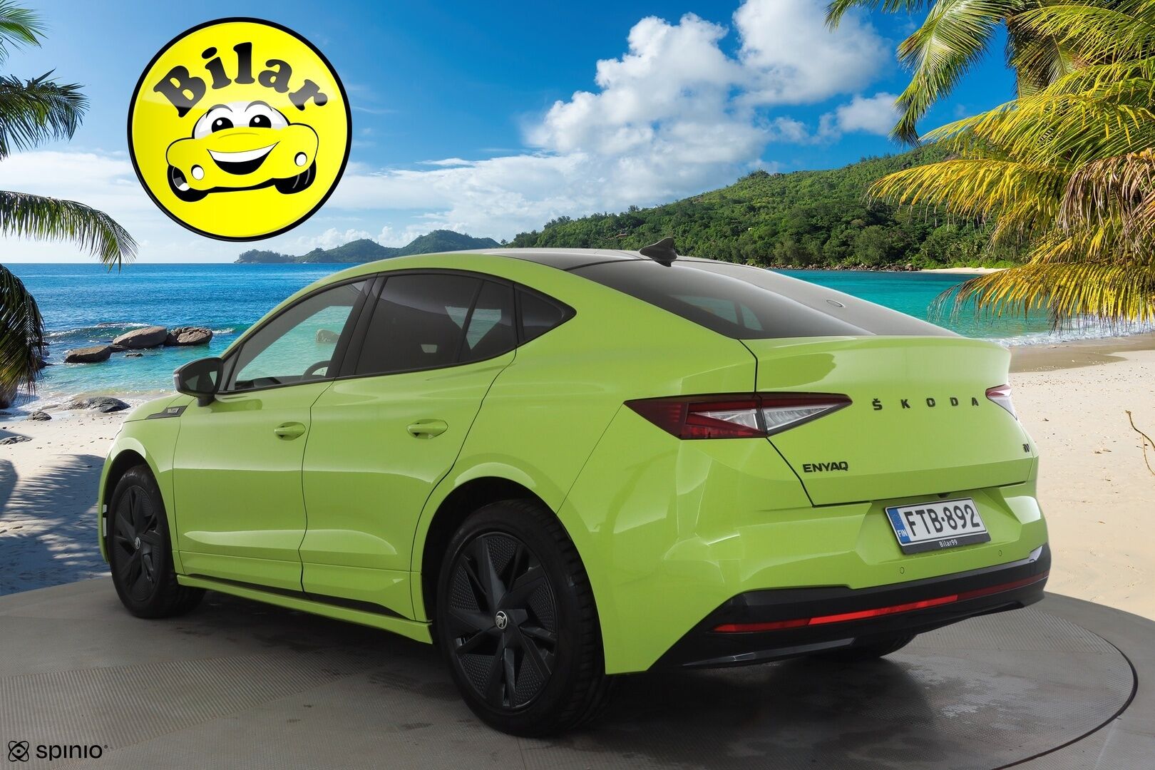SKODA ENYAQ 2023 80x 4x4 RS iV - | ILP | Koukku | ACC | Matrix-LED | P.Kamera | Lasikatto | Canton | HUD | Hierova Muistipenkki | Navi | Kaistavahti | Keyless | Merkkihuollot | 