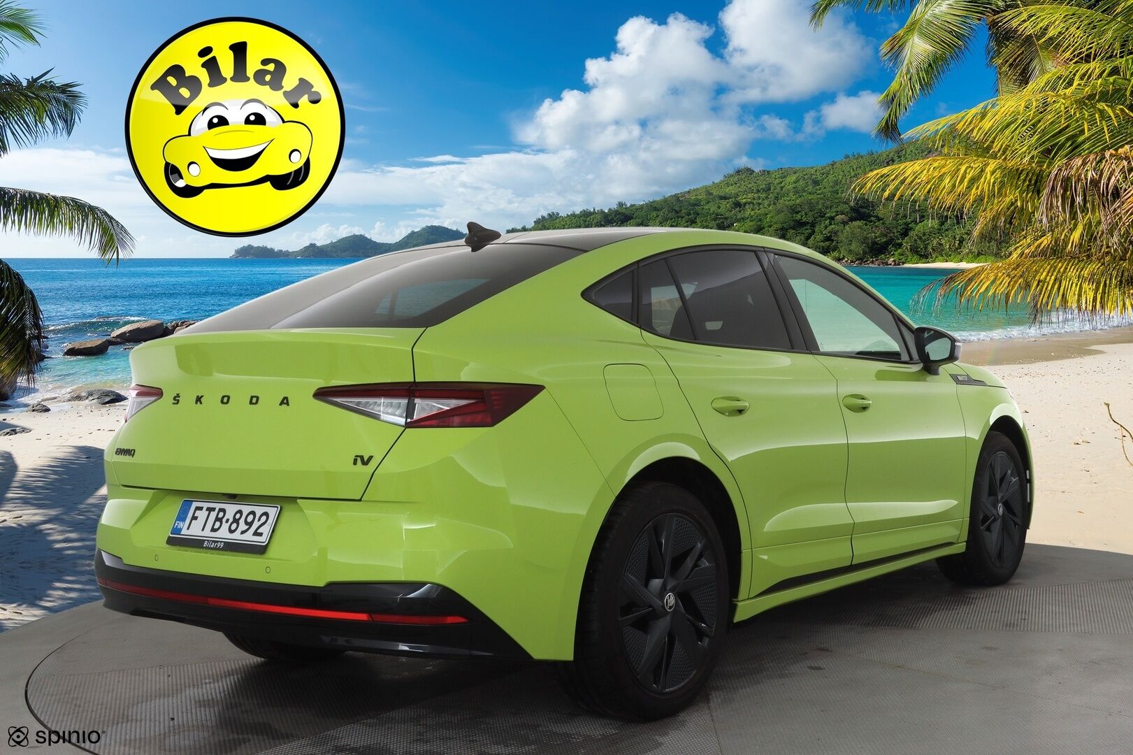 SKODA ENYAQ 2023 80x 4x4 RS iV - | ILP | Koukku | ACC | Matrix-LED | P.Kamera | Lasikatto | Canton | HUD | Hierova Muistipenkki | Navi | Kaistavahti | Keyless | Merkkihuollot | 