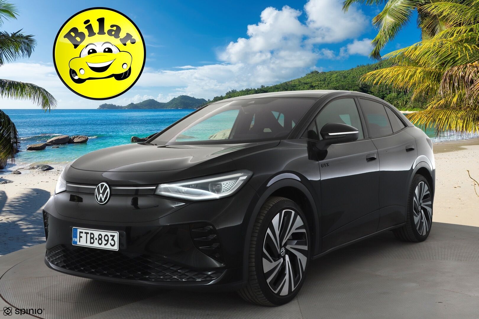 VOLKSWAGEN ID.5 2023 GTX Dual Motor AWD, akku 77 kWh - | HUD | ILP | Koukku | ACC | Matrix-LED | 360 | Lasikatto | Hierovat Sporttipenkit Muistilla | Navi | Kaistavahti | Keyless | 2x Latauskaapelit | Merkkihuollot | 