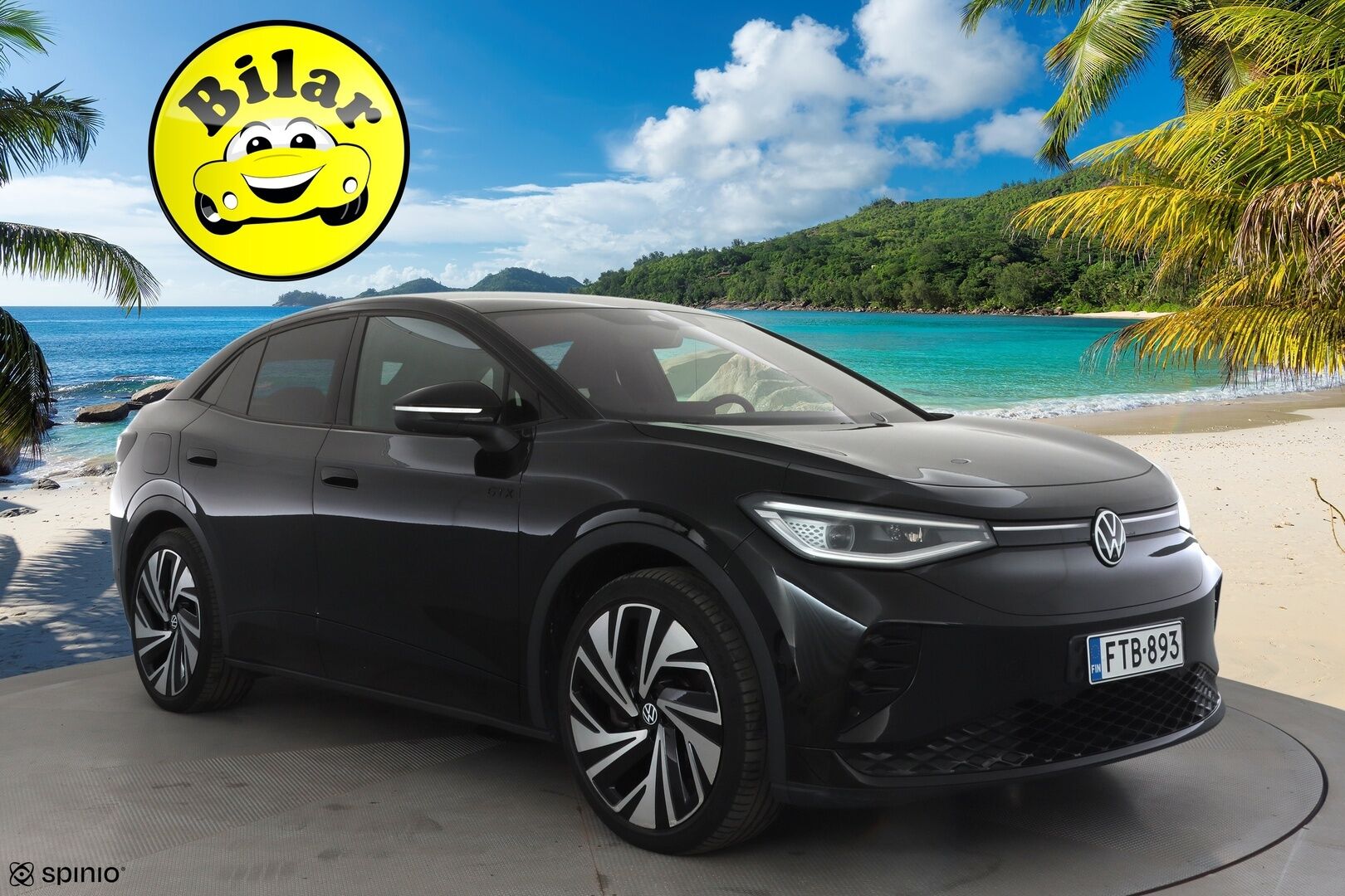 VOLKSWAGEN ID.5 2023 GTX Dual Motor AWD, akku 77 kWh - | HUD | ILP | Koukku | ACC | Matrix-LED | 360 | Lasikatto | Hierovat Sporttipenkit Muistilla | Navi | Kaistavahti | Keyless | 2x Latauskaapelit | Merkkihuollot | 