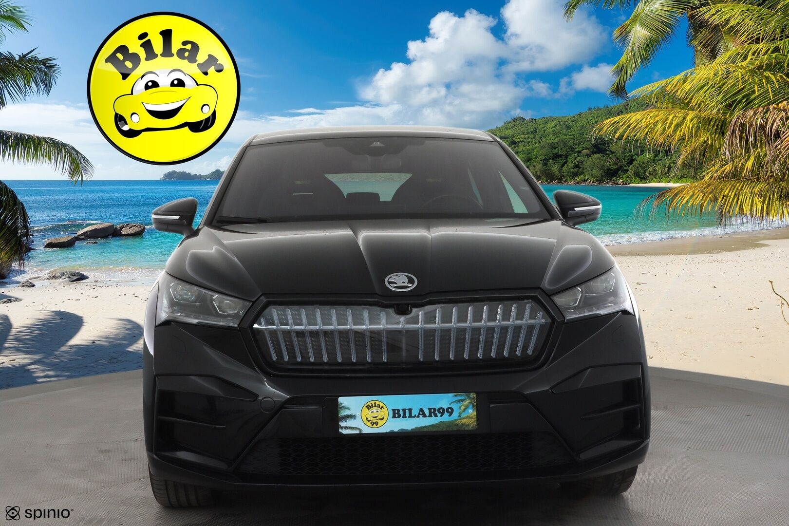 SKODA ENYAQ 2023 RS 4x4 220kW - | ILP | Koukku | Lasikatto | Canton | HUD | ACC | Matrix-LED | P.Kamera | Hierova Muistipenkki | Navi | Kaistavahti | Keyless | 2x Latauskaapelit | Merkkihuollot |