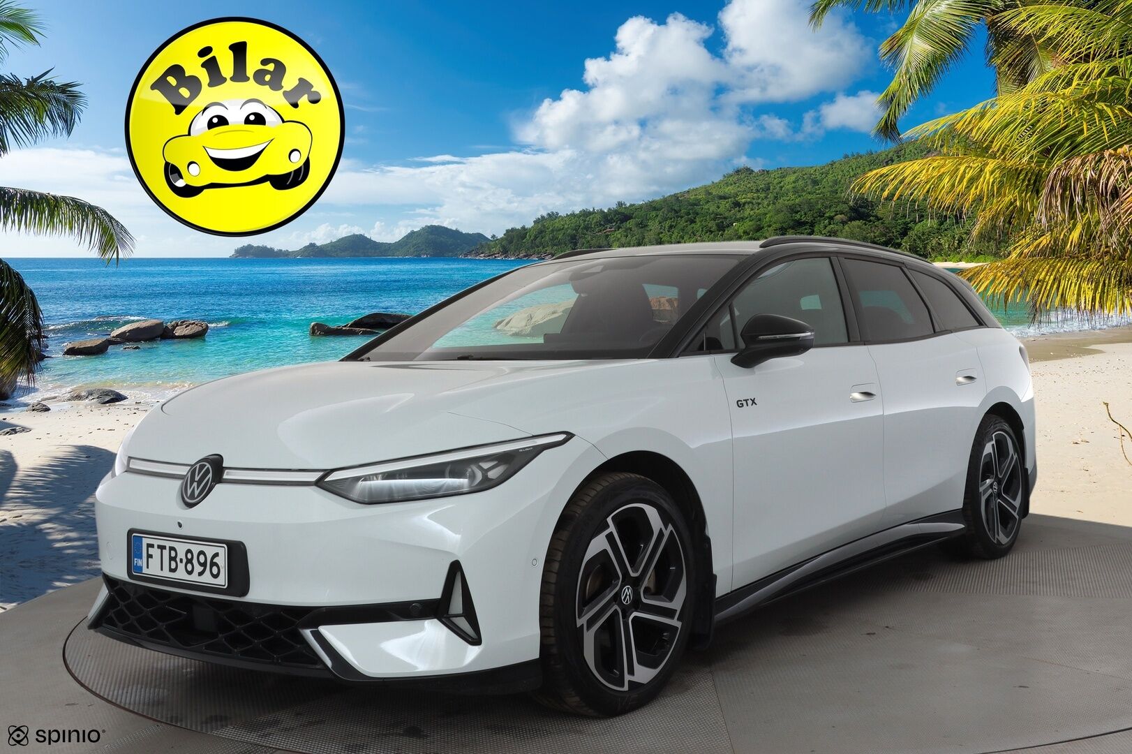 VOLKSWAGEN ID.7 2025 Tourer GTX 4MOTION 250 kW Akku 86 kWh - | ACC | ILP | Koukku | H/K | IQ-Light | HUD | Hierovat Muistipenkit | 360-Kamera | Puolinahat | Keyless | Merkkihuollettu | Kahdet Renkaat |