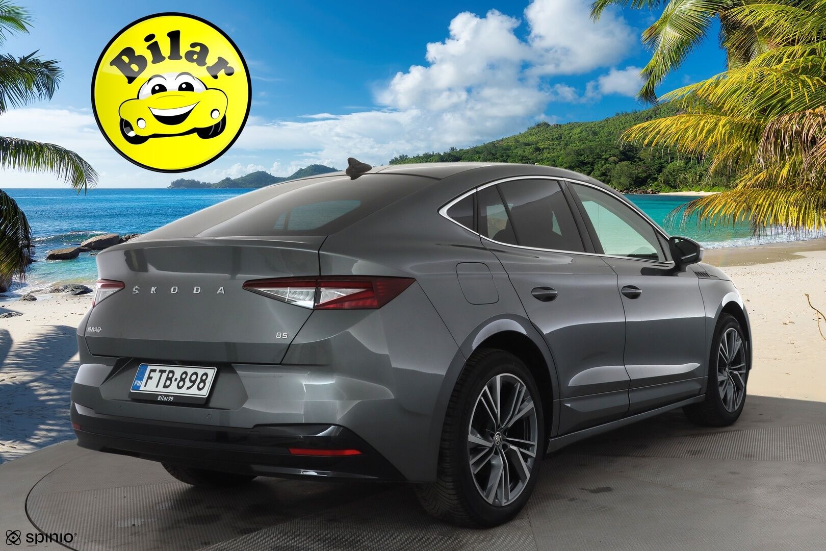 Skoda Enyaq 2024 Coupe 85 SportLine - ILP | Akuston esilämmitys | Lasikatto | ACC | Matrix LED | Peruutuskamera | Keyless | Merkkihuollot | Muistipenkki | Ratinlämmitys | Huippuvarusteet!