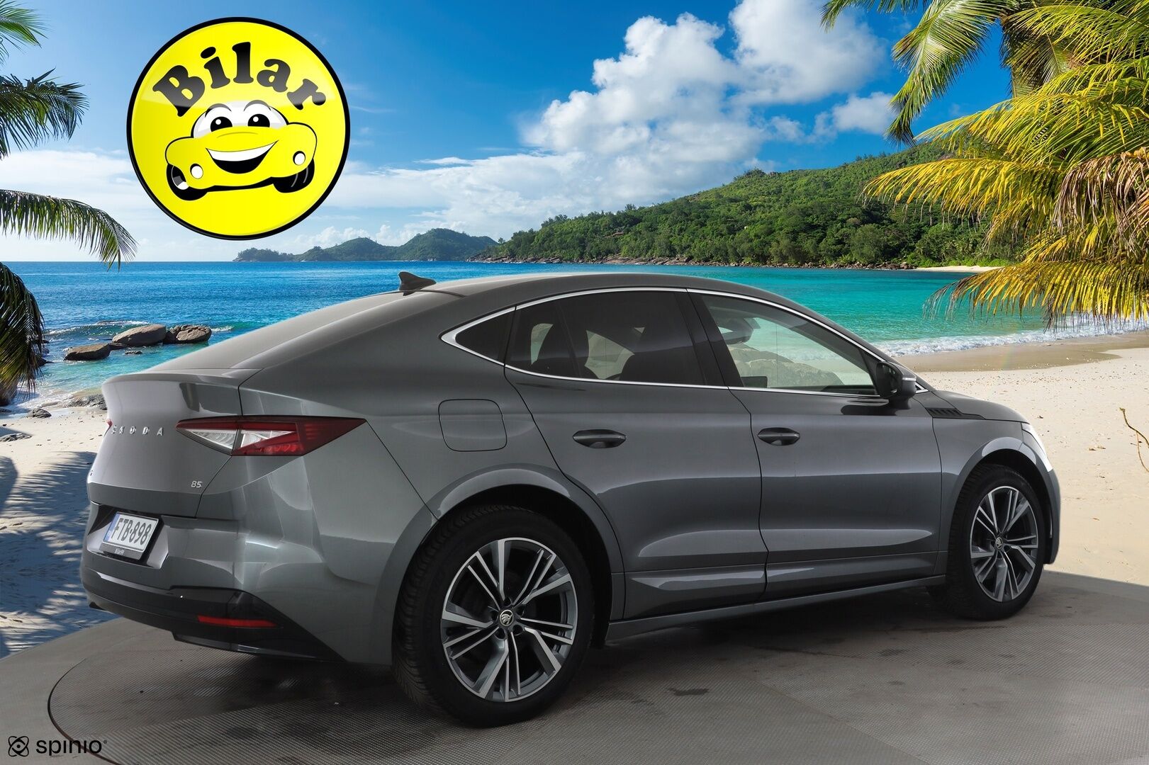 Skoda Enyaq 2024 Coupe 85 SportLine - ILP | Akuston esilämmitys | Lasikatto | ACC | Matrix LED | Peruutuskamera | Keyless | Merkkihuollot | Muistipenkki | Ratinlämmitys | Huippuvarusteet!