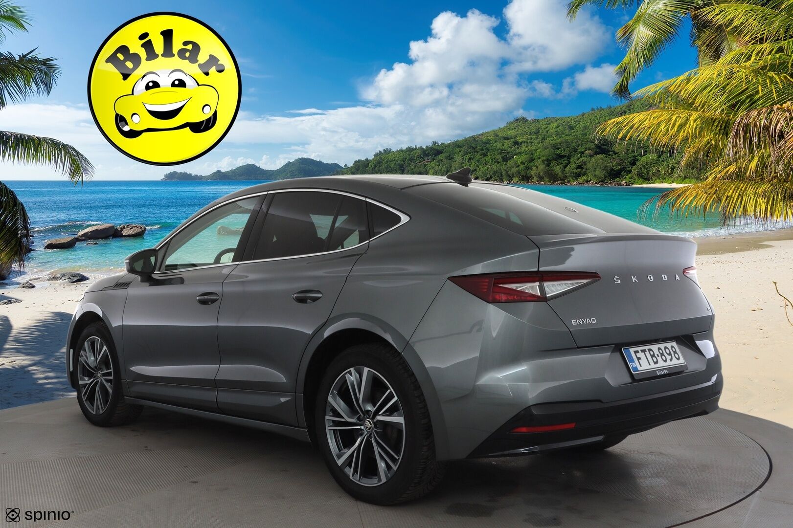 Skoda Enyaq 2024 Coupe 85 SportLine - ILP | Akuston esilämmitys | Lasikatto | ACC | Matrix LED | Peruutuskamera | Keyless | Merkkihuollot | Muistipenkki | Ratinlämmitys | Huippuvarusteet!