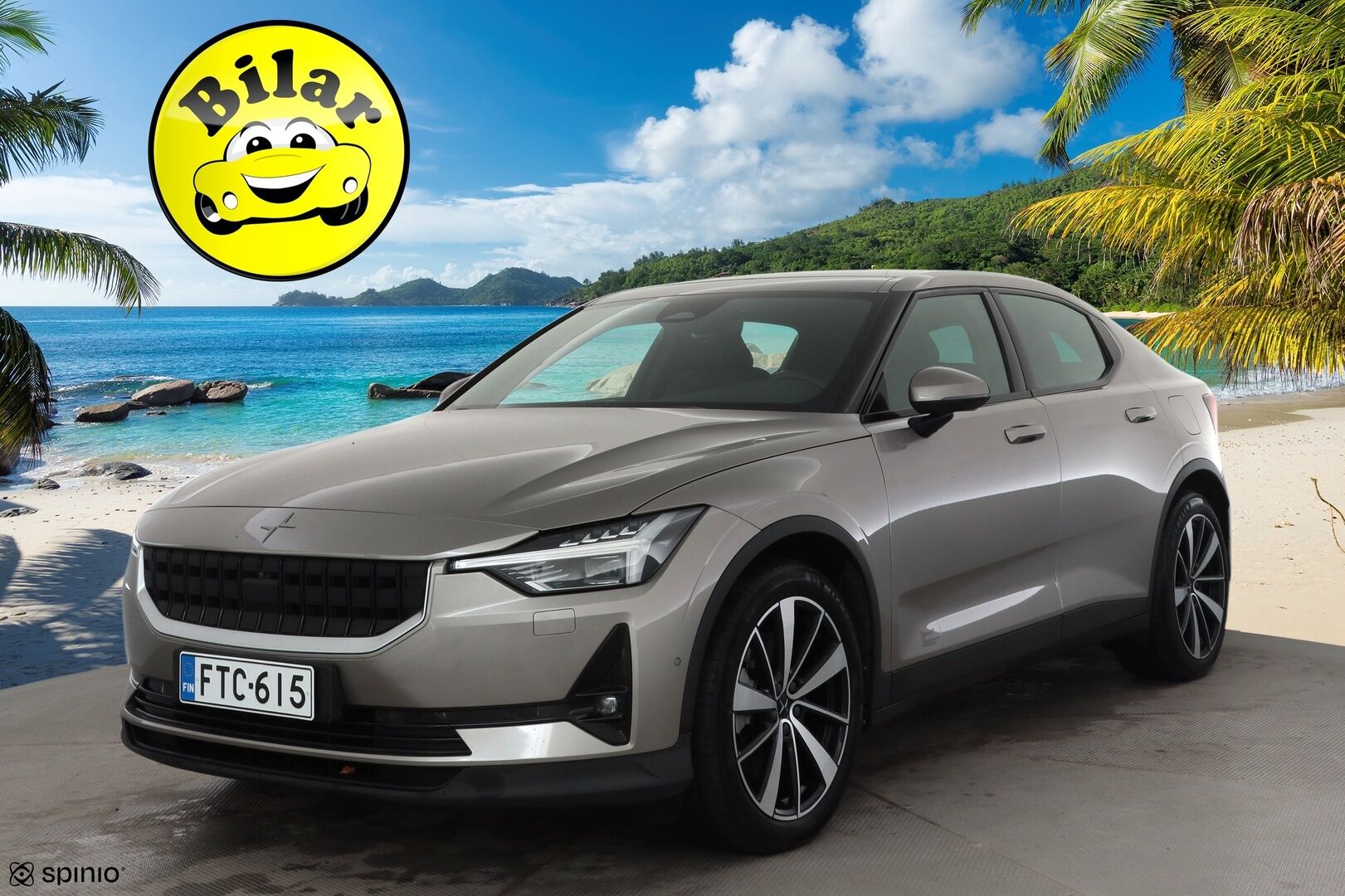 Polestar 2 2021 Long Range Dual Motor, 300kW, 78kWh - | ACC | Koukku | Pixel LED | H/K | Muistipenkki | Lasikatto | P.Kamera | Ratinlämmitys | Keyless | Apple&Android | Kahdet Renkaat |