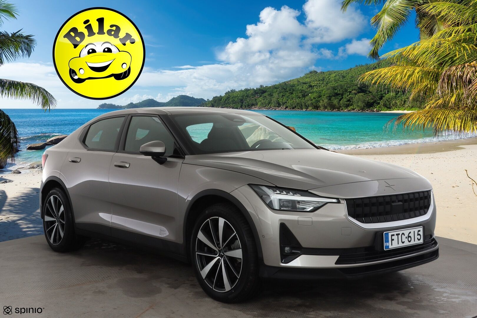 Polestar 2 2021 Long Range Dual Motor, 300kW, 78kWh - | ACC | Koukku | Pixel LED | H/K | Muistipenkki | Lasikatto | P.Kamera | Ratinlämmitys | Keyless | Apple&Android | Kahdet Renkaat |
