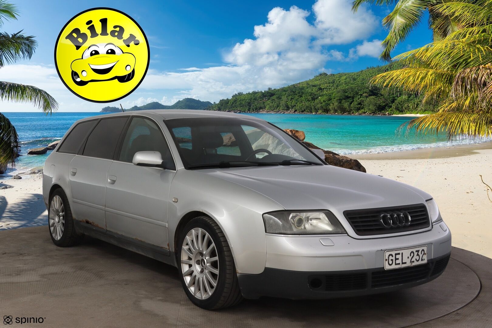 Audi A6 2001 5D A6 AVANT QUATTRO 2.7T AUTOMATIC-4B-4X4/276 - | Tämä auto myynnissä Huutokaupat.com | Lohko | 2xVanteet | Pioneeri soitin | Nahkasisusta |