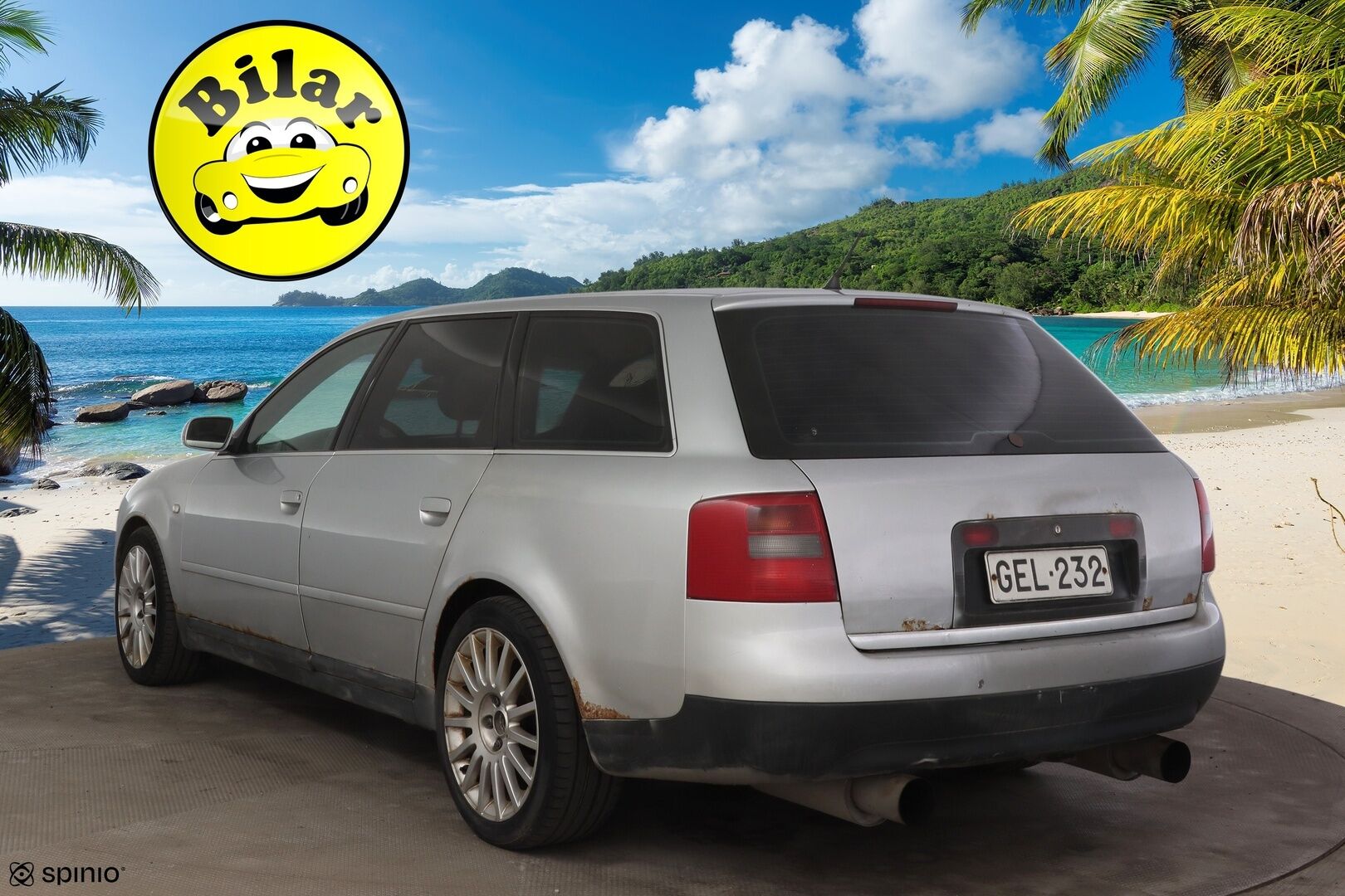 Audi A6 2001 5D A6 AVANT QUATTRO 2.7T AUTOMATIC-4B-4X4/276 - | Tämä auto myynnissä Huutokaupat.com | Lohko | 2xVanteet | Pioneeri soitin | Nahkasisusta |
