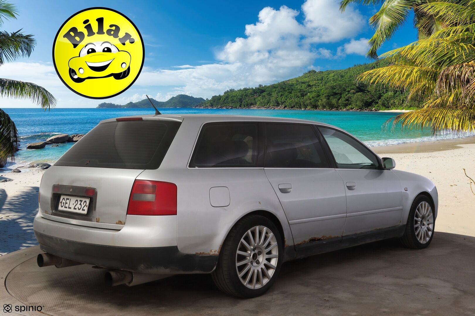 Audi A6 2001 5D A6 AVANT QUATTRO 2.7T AUTOMATIC-4B-4X4/276 - | Tämä auto myynnissä Huutokaupat.com | Lohko | 2xVanteet | Pioneeri soitin | Nahkasisusta |