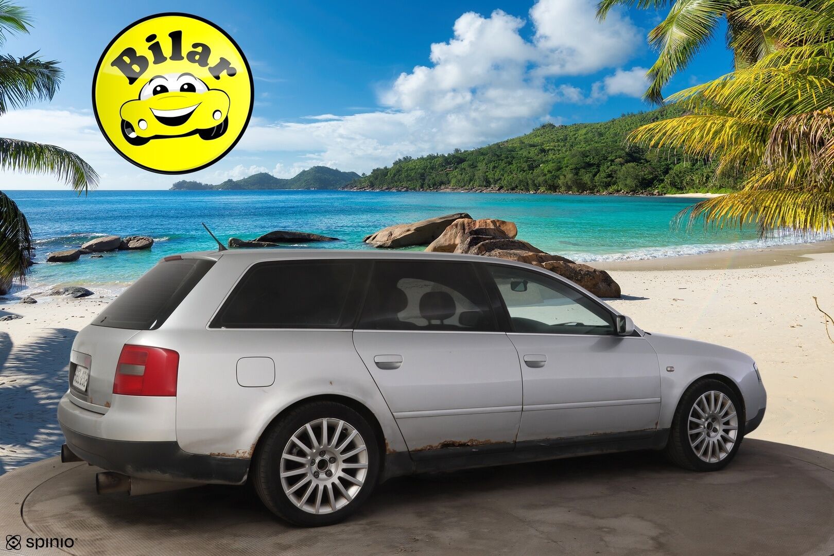 Audi A6 2001 5D A6 AVANT QUATTRO 2.7T AUTOMATIC-4B-4X4/276 - | Tämä auto myynnissä Huutokaupat.com | Lohko | 2xVanteet | Pioneeri soitin | Nahkasisusta |
