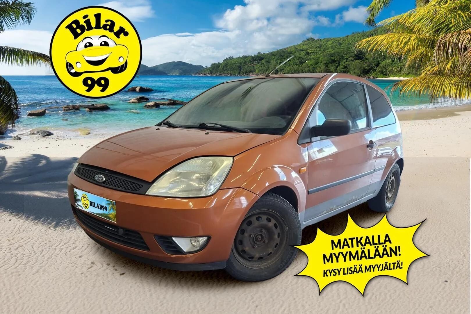 Ford Fiesta 2003 2D FIESTA HATCHBACK 1.4 - | Myydään vain yrityksille! | Suomi-auto | Lohkolämmitin + sisäpistoke | Sisätilanlämmitin | Sähkösäätöiset ikkunat ja peilit | Nahkaverhoiltu monitoimiohjauspyörä | Huollettu! | Ei vikakoodeja! |