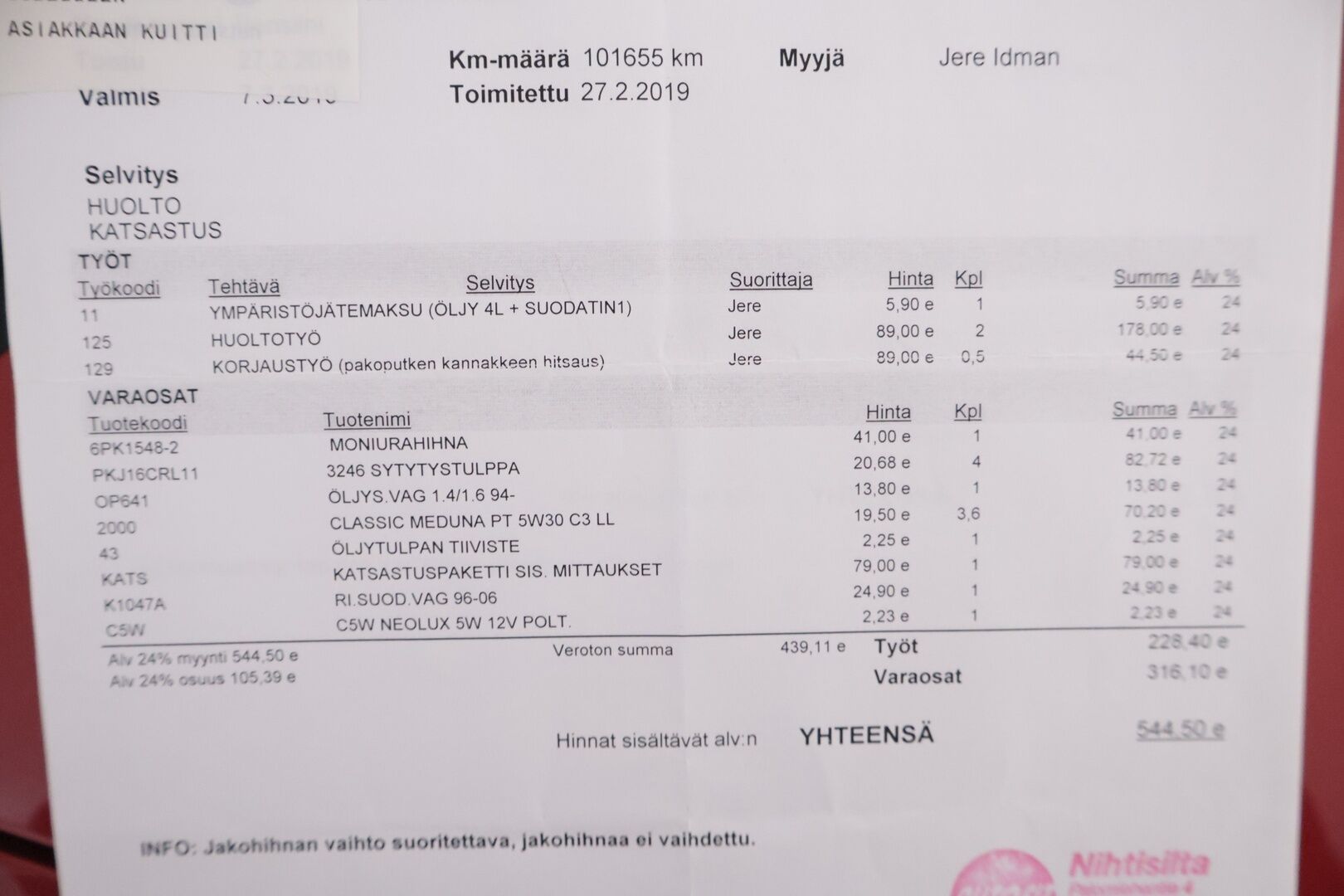 Volkswagen Bora 2004 4D BORA SEDAN 1.6 - * MYYDÄÄN HUUTOKAUPAT.COM * 