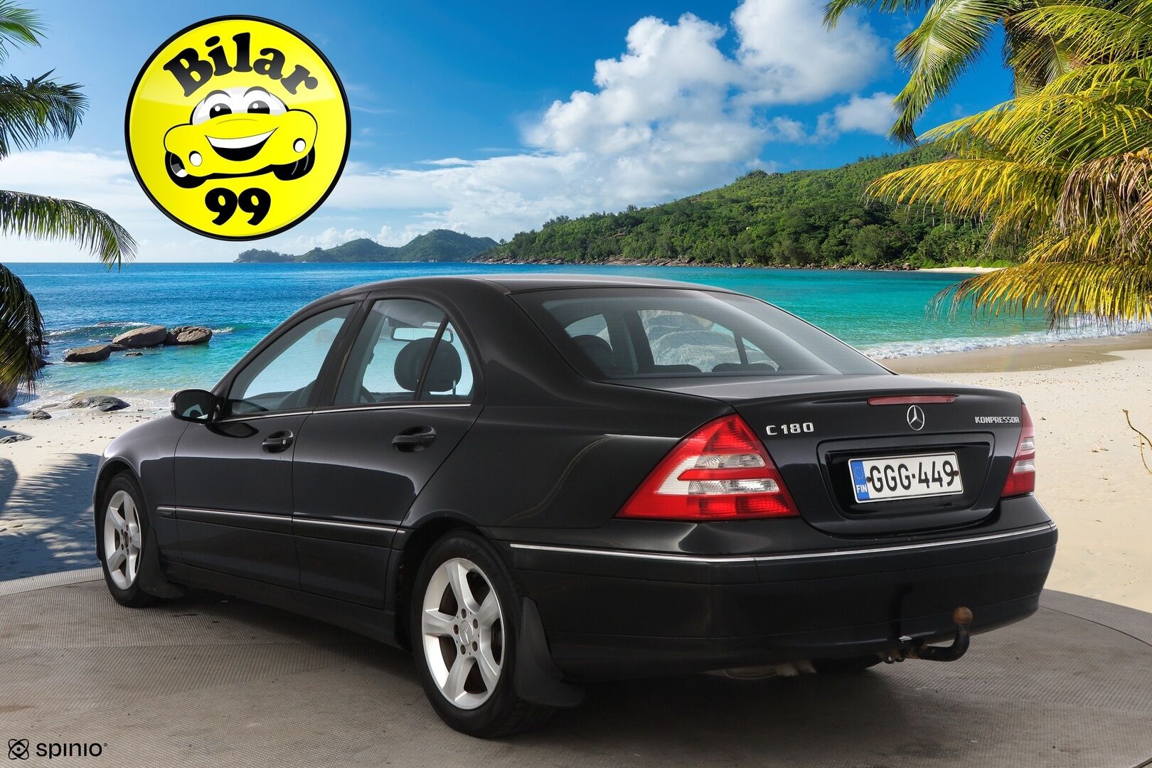 Mercedes-Benz C 2006 180 Kompressor aut - MYYDÄÄN HUUTOKAUPAT.COM! Suomi-auto / Lohko / Vakkari / Koukku / Juuri katsastettu!