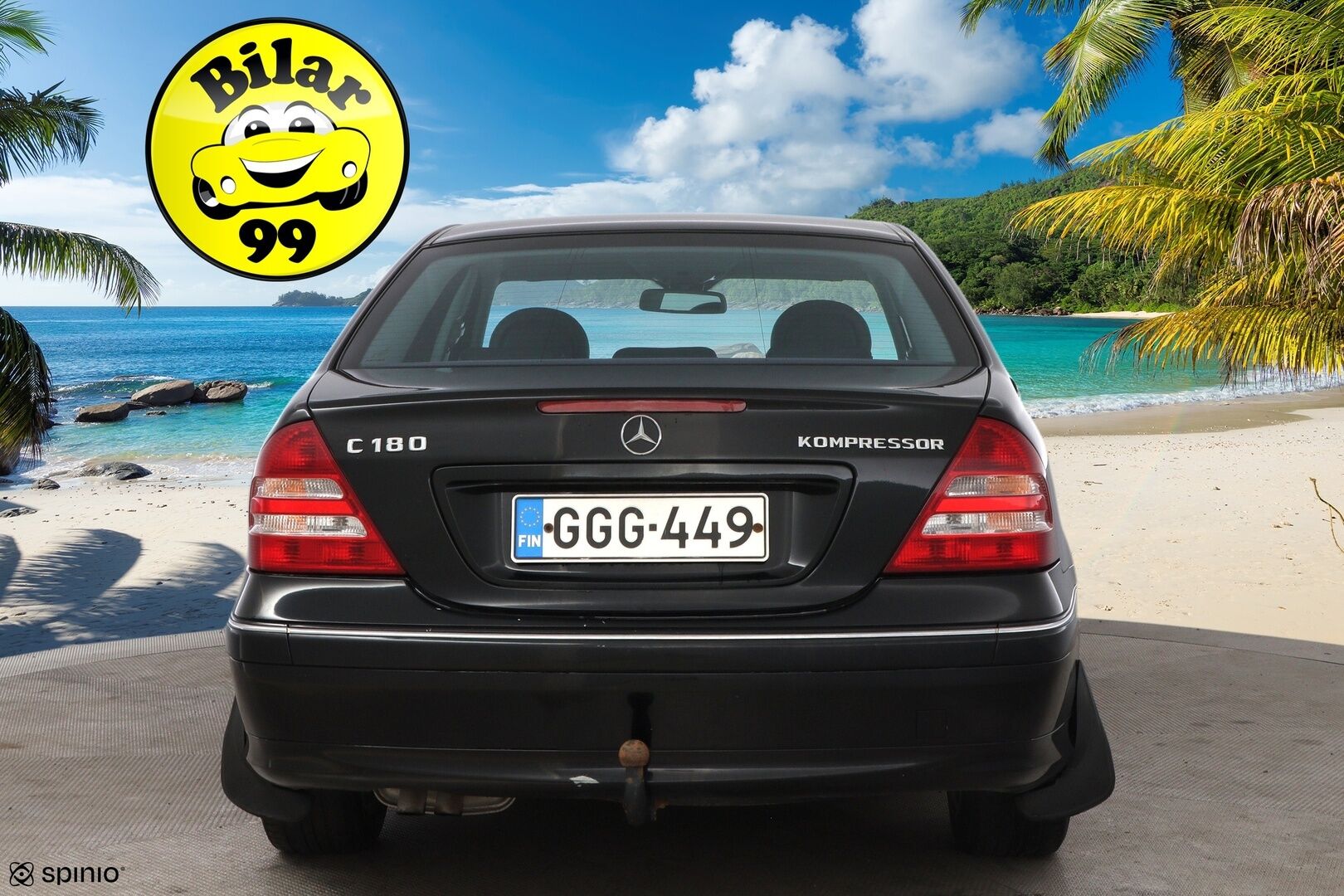 Mercedes-Benz C 2006 180 Kompressor aut - MYYDÄÄN HUUTOKAUPAT.COM! Suomi-auto / Lohko / Vakkari / Koukku / Juuri katsastettu!