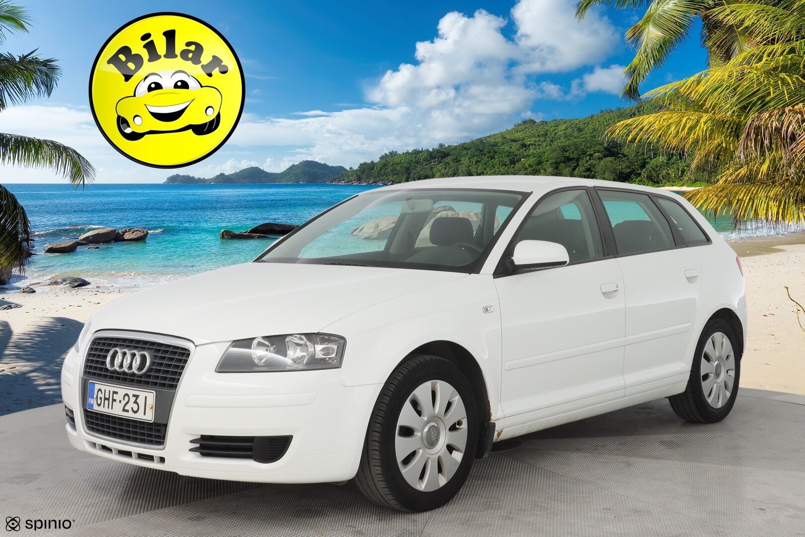 Audi A3 2006 4D Sportback 1.6 - Suomi-auto | Lohko+sisälämmitin | Ilmastointi | Audi Concert | Vakionopeudensäädin | Kahdet renkaat | Juuri huollettu | Juuri katsastettu