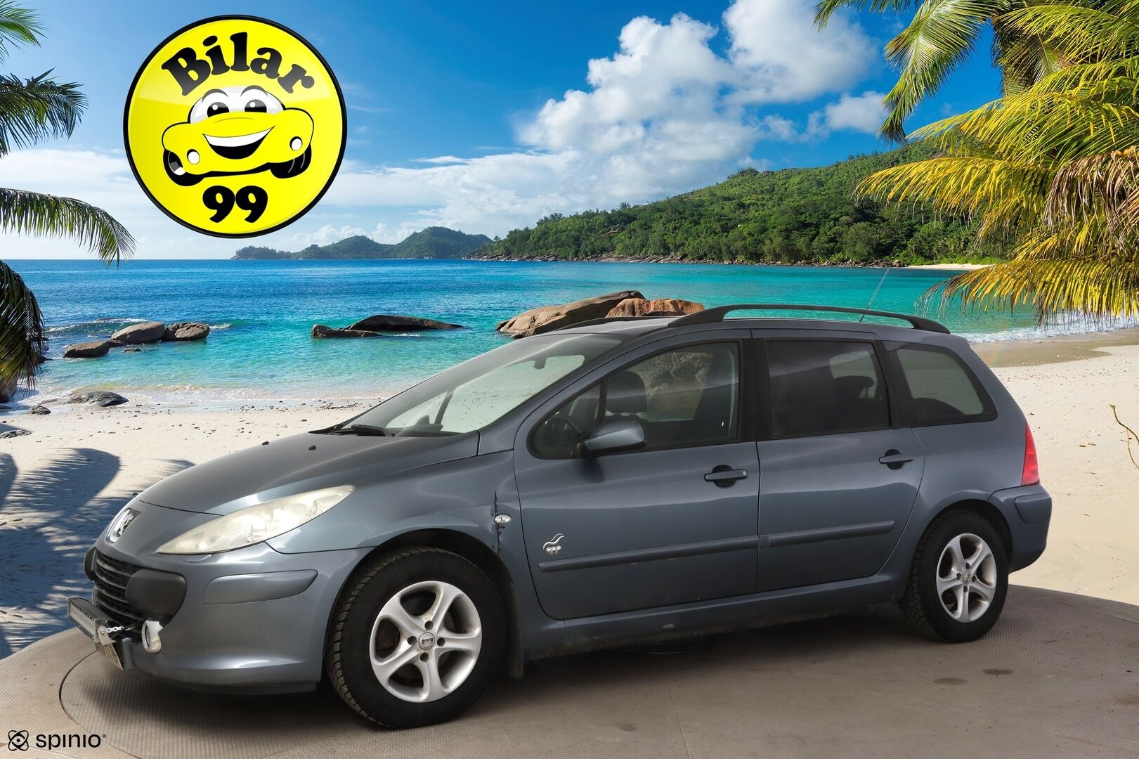 Peugeot 307 2007 5D 307 WAGON 1.6I YritysOutlet - Myydään vain yrityksille - * Kahdet hyvät renkaat / Leimaa vuoden loppuun / Huoltokirja / Hyvä ajettava! *