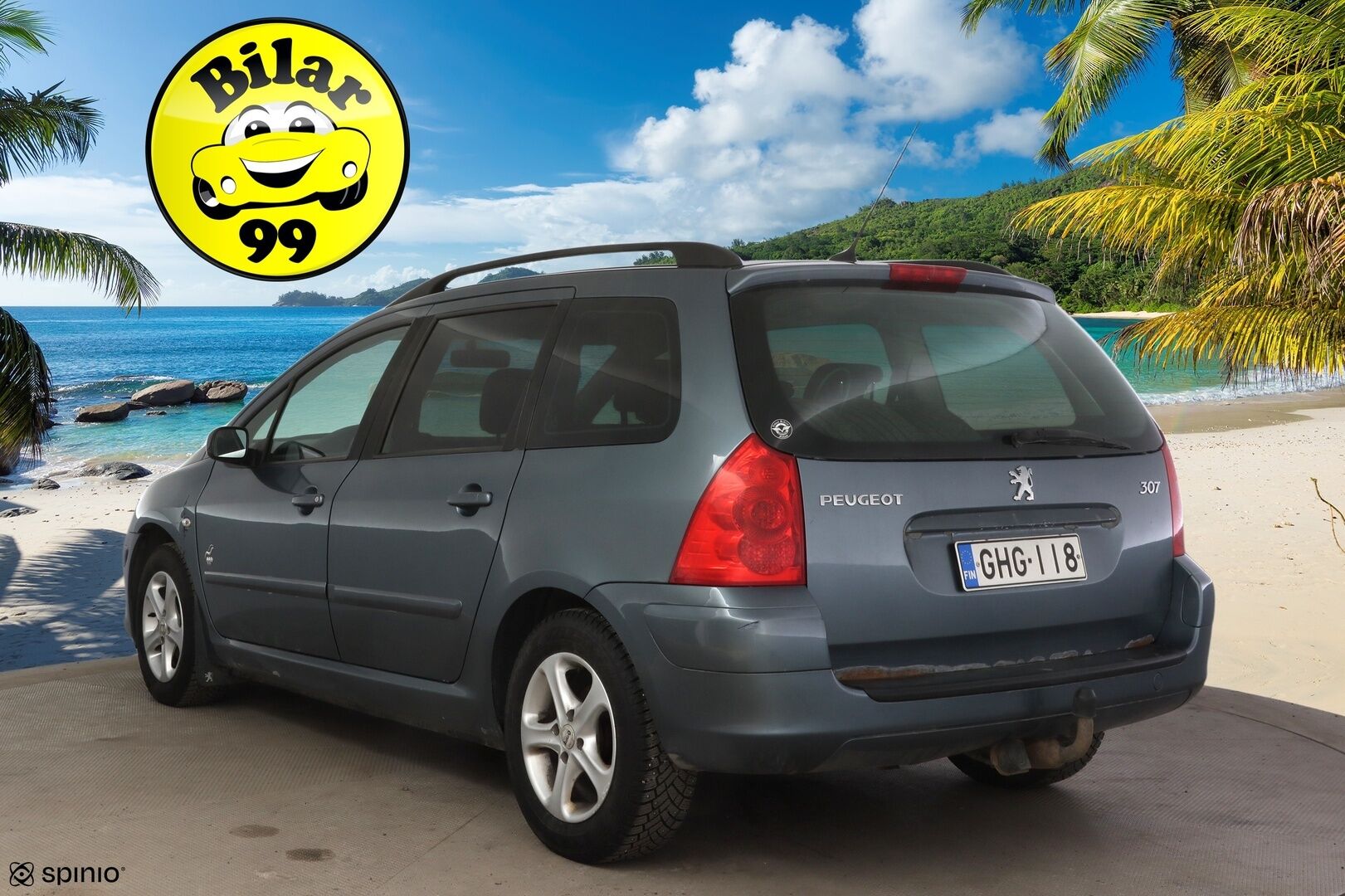 Peugeot 307 2007 5D 307 WAGON 1.6I YritysOutlet - Myydään vain yrityksille - * Kahdet hyvät renkaat / Leimaa vuoden loppuun / Huoltokirja / Hyvä ajettava! *