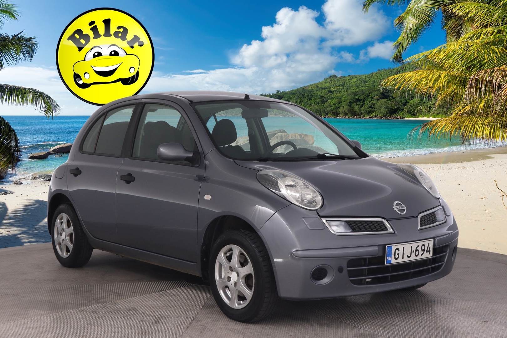 Nissan Micra 2009 1,2 59 Visia 4AT 5-ov. - 2x Renkaat&Vanteet | Radio/Aux | Siisti & Vähän ajettu!