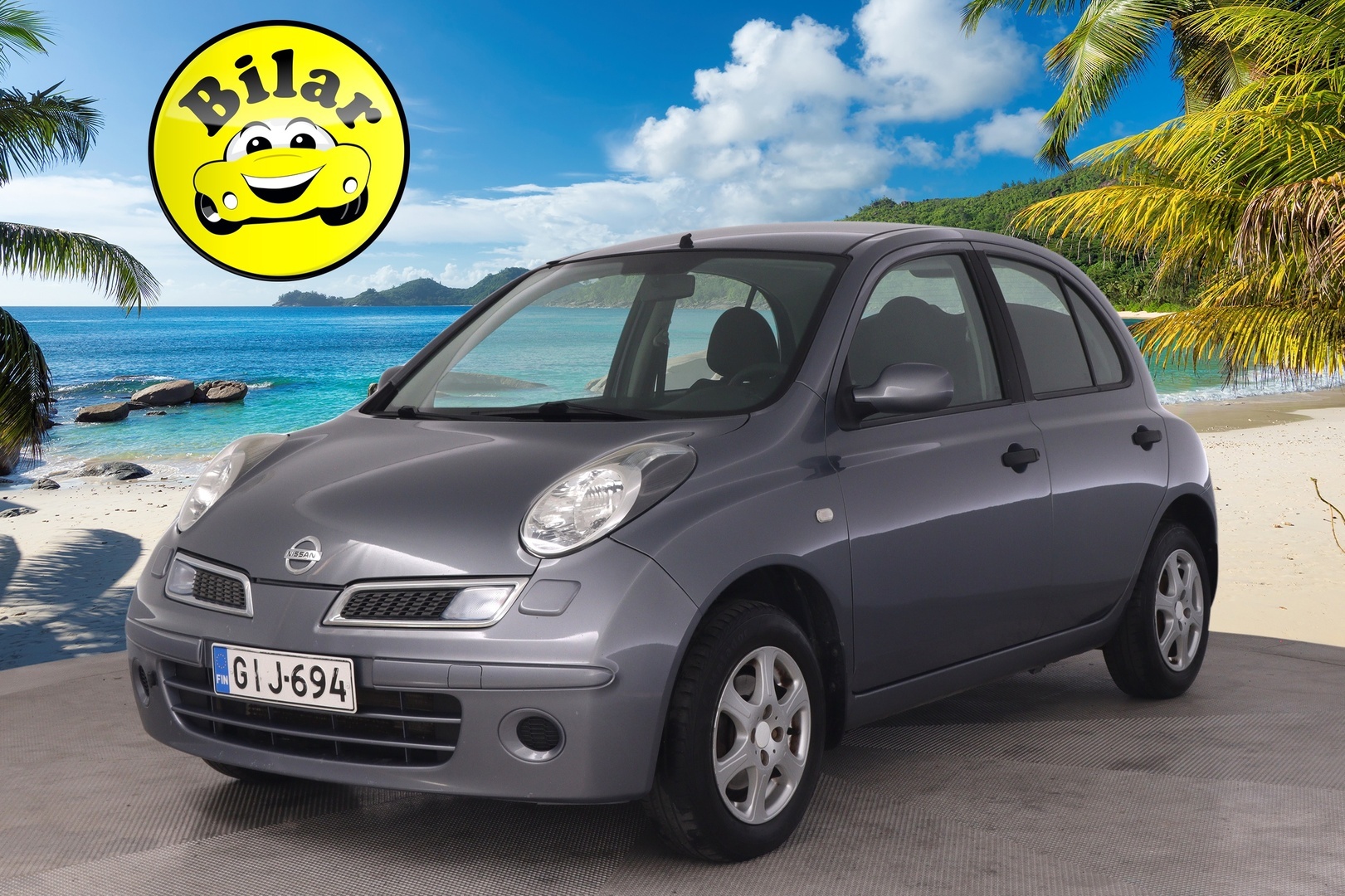 Nissan Micra 2009 1,2 59 Visia 4AT 5-ov. - 2x Renkaat&Vanteet | Radio/Aux | Siisti & Vähän ajettu!