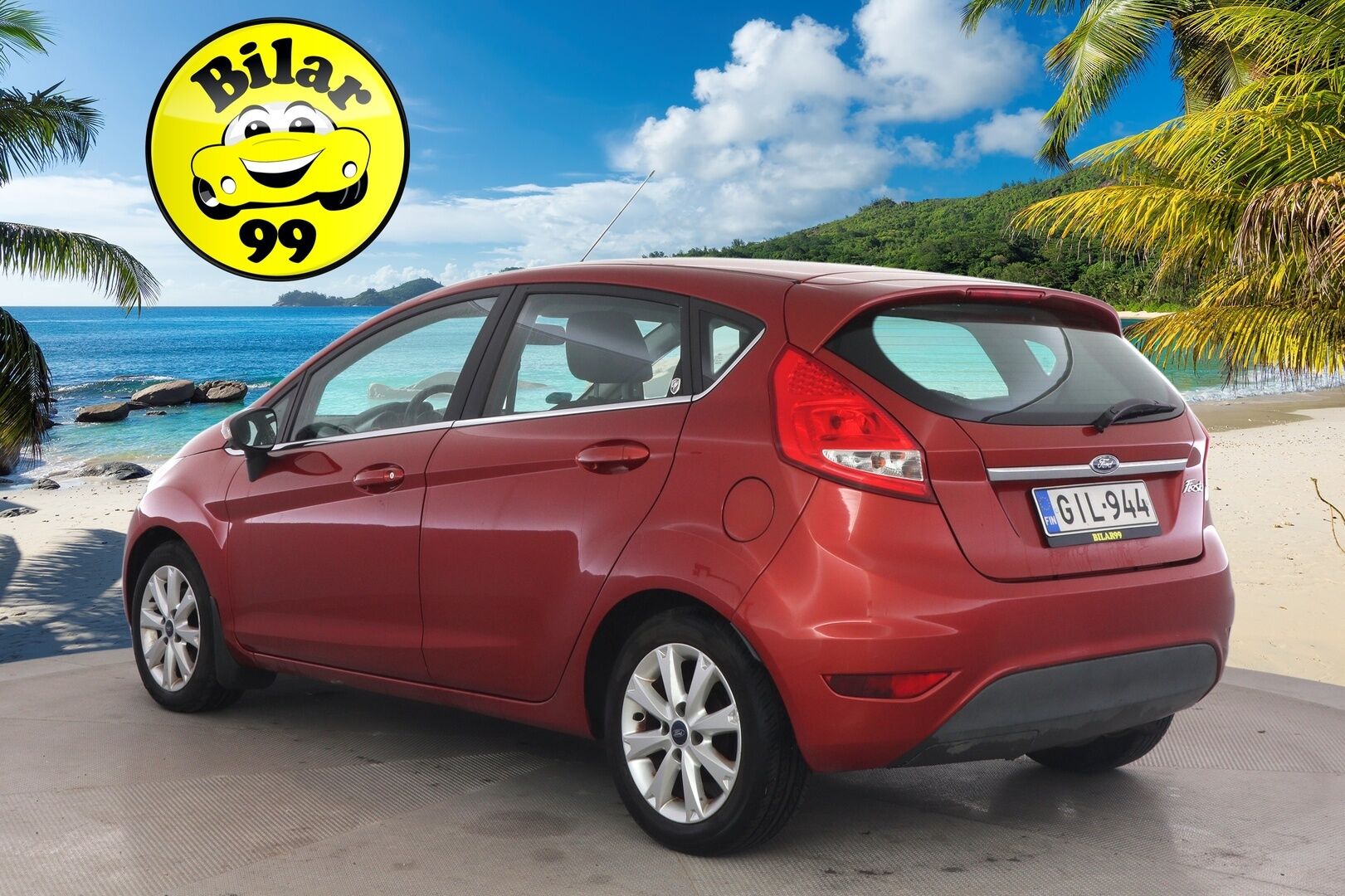 Ford Fiesta 2009 1,25 82 hv Ghia M5 5-ovinen *Myydään Huutokaupat.com*