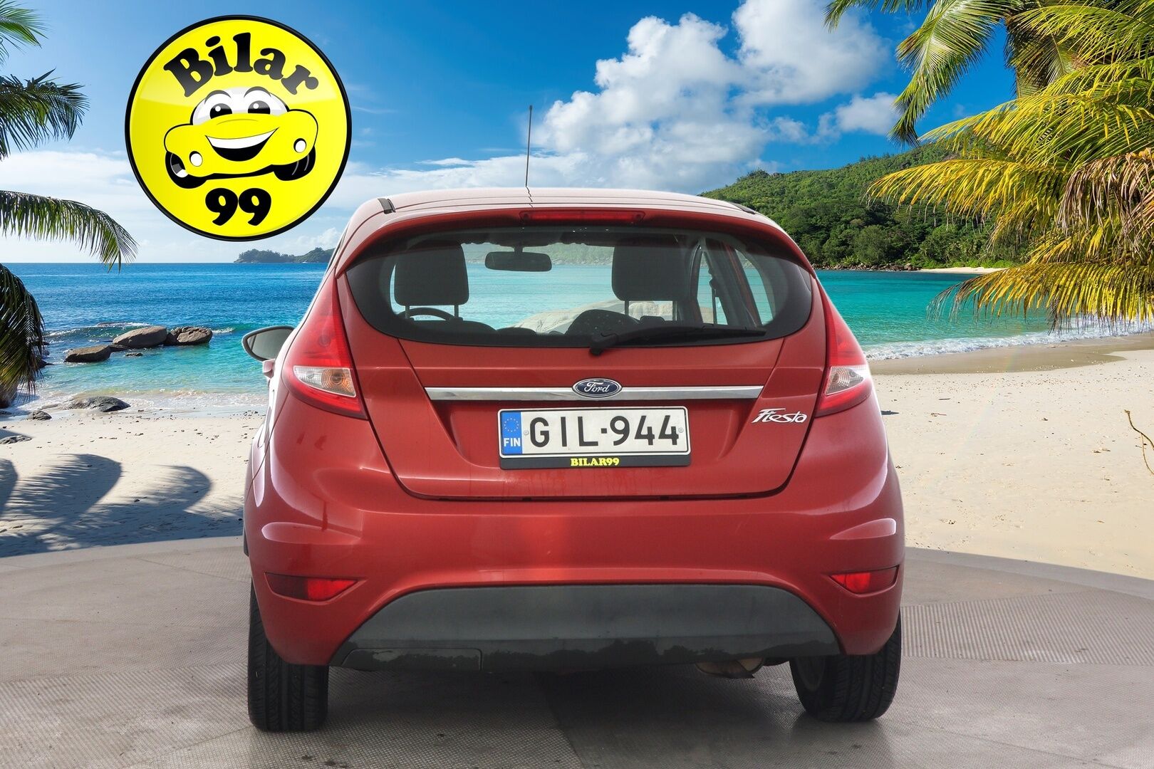 Ford Fiesta 2009 1,25 82 hv Ghia M5 5-ovinen *Myydään Huutokaupat.com*
