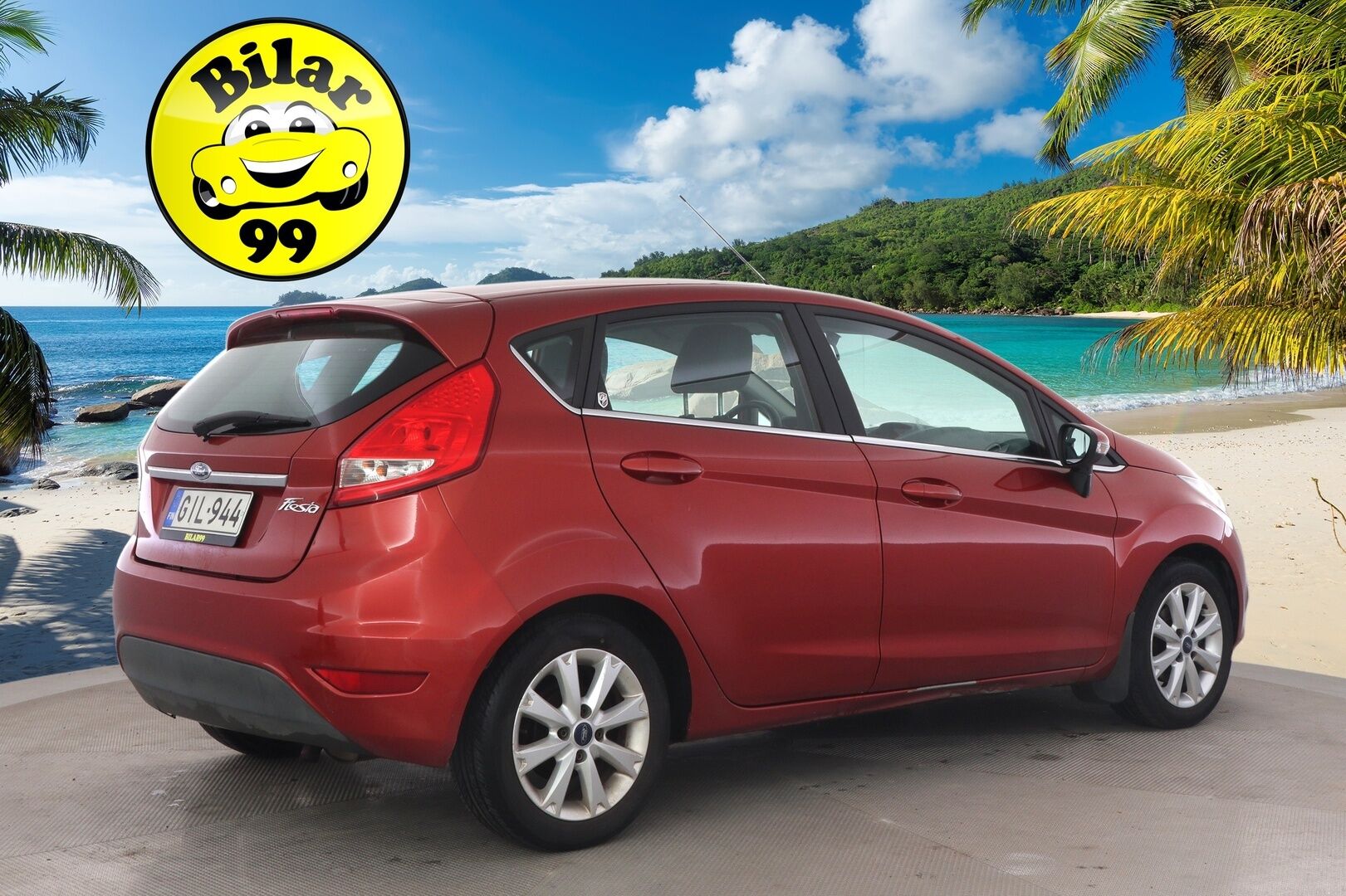 Ford Fiesta 2009 1,25 82 hv Ghia M5 5-ovinen *Myydään Huutokaupat.com*