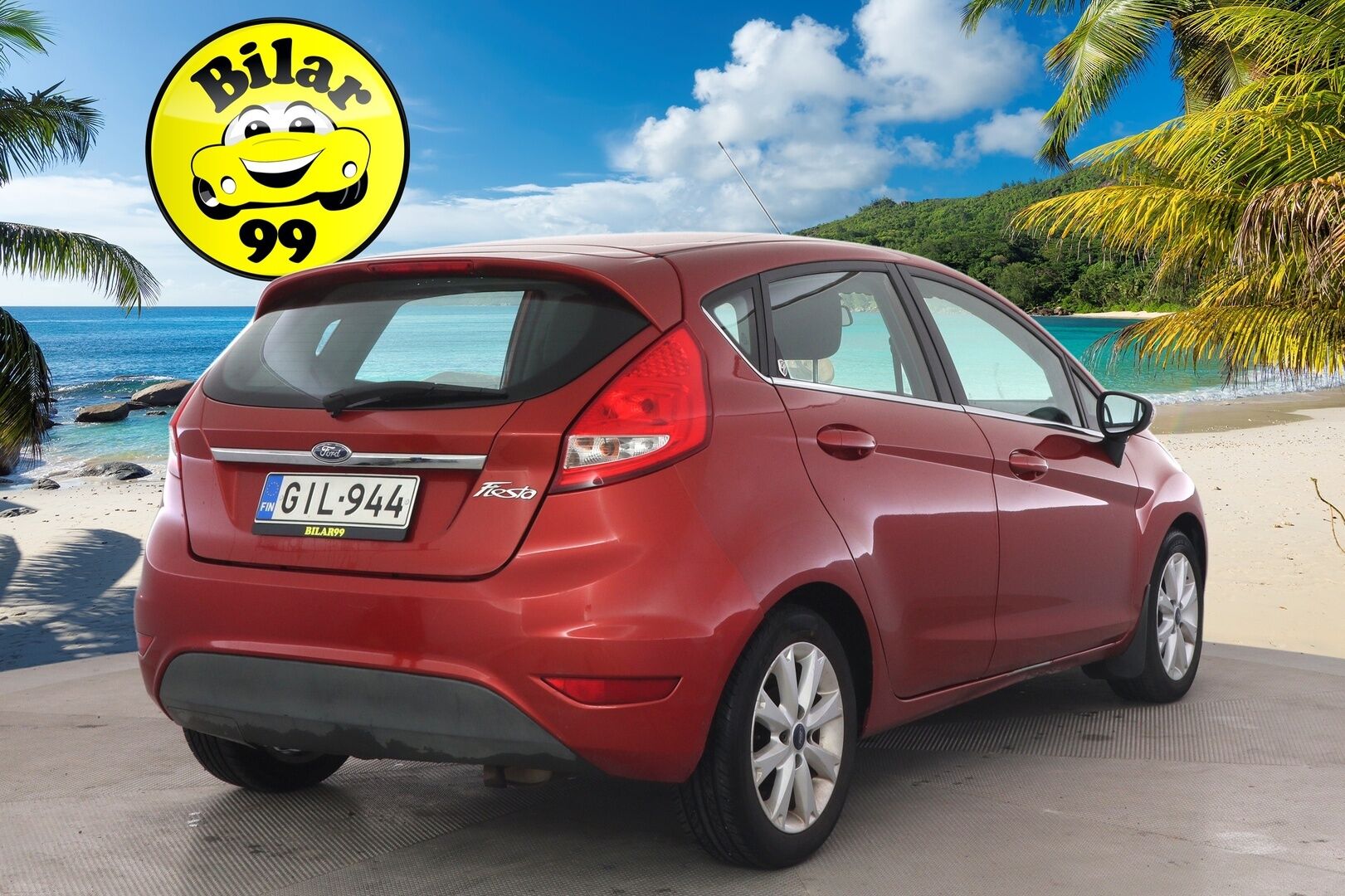 Ford Fiesta 2009 1,25 82 hv Ghia M5 5-ovinen *Myydään Huutokaupat.com*