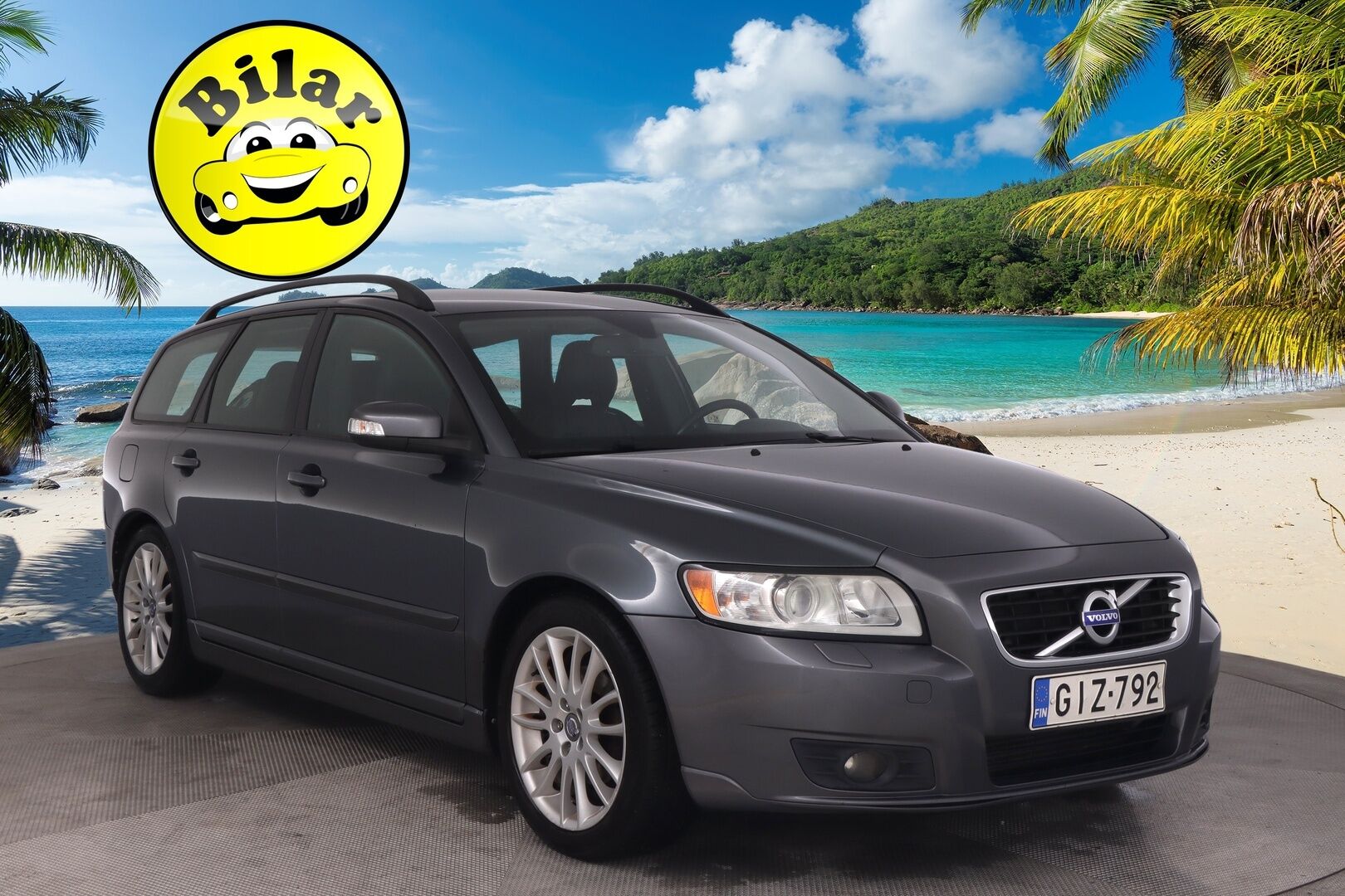 Volvo V50 2011 1,6D DRIVe start/stop Kinetic man *Myydään Huutokaupat.com kautta!* - https://huutokaupat.com/kohde/6567758/volvo-v50-webasto-nahat-koukku-2011