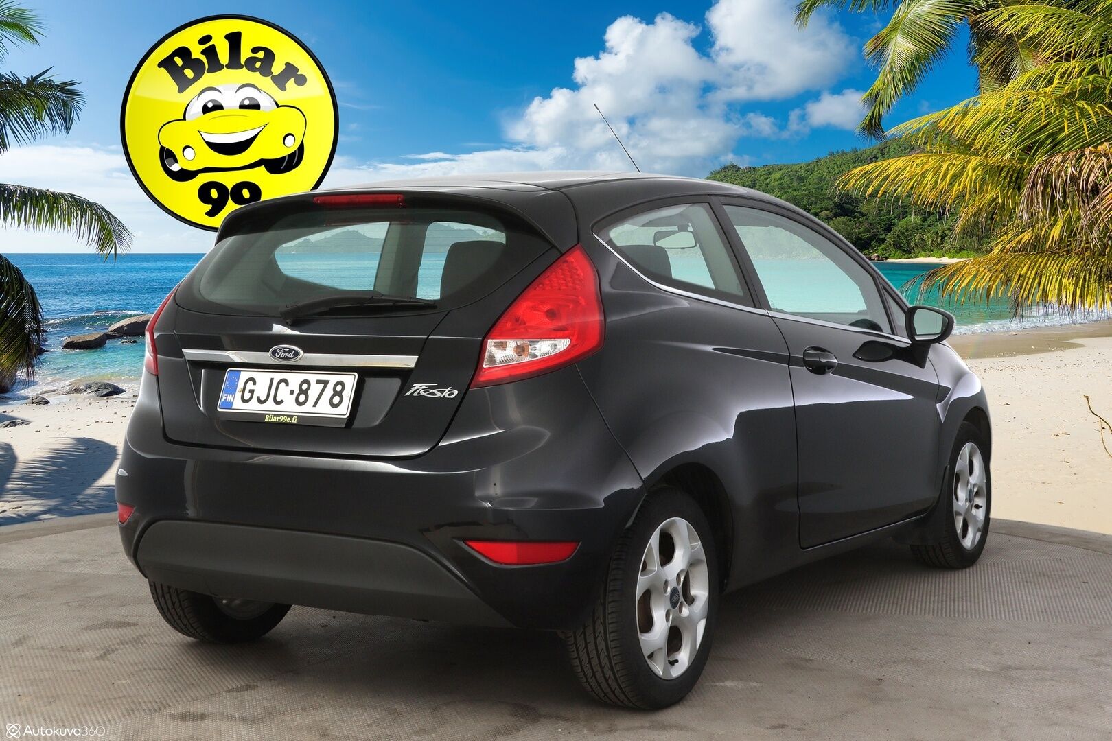 Ford Fiesta 2010 1,25 82 hv Titanium M5 3-ovinen * Suomiauto / Lohkolämmitin / Ilmastointi * - * 2-om. Suomiauto / Hyvin huollettu! / Kahdet hyvät renkaat *