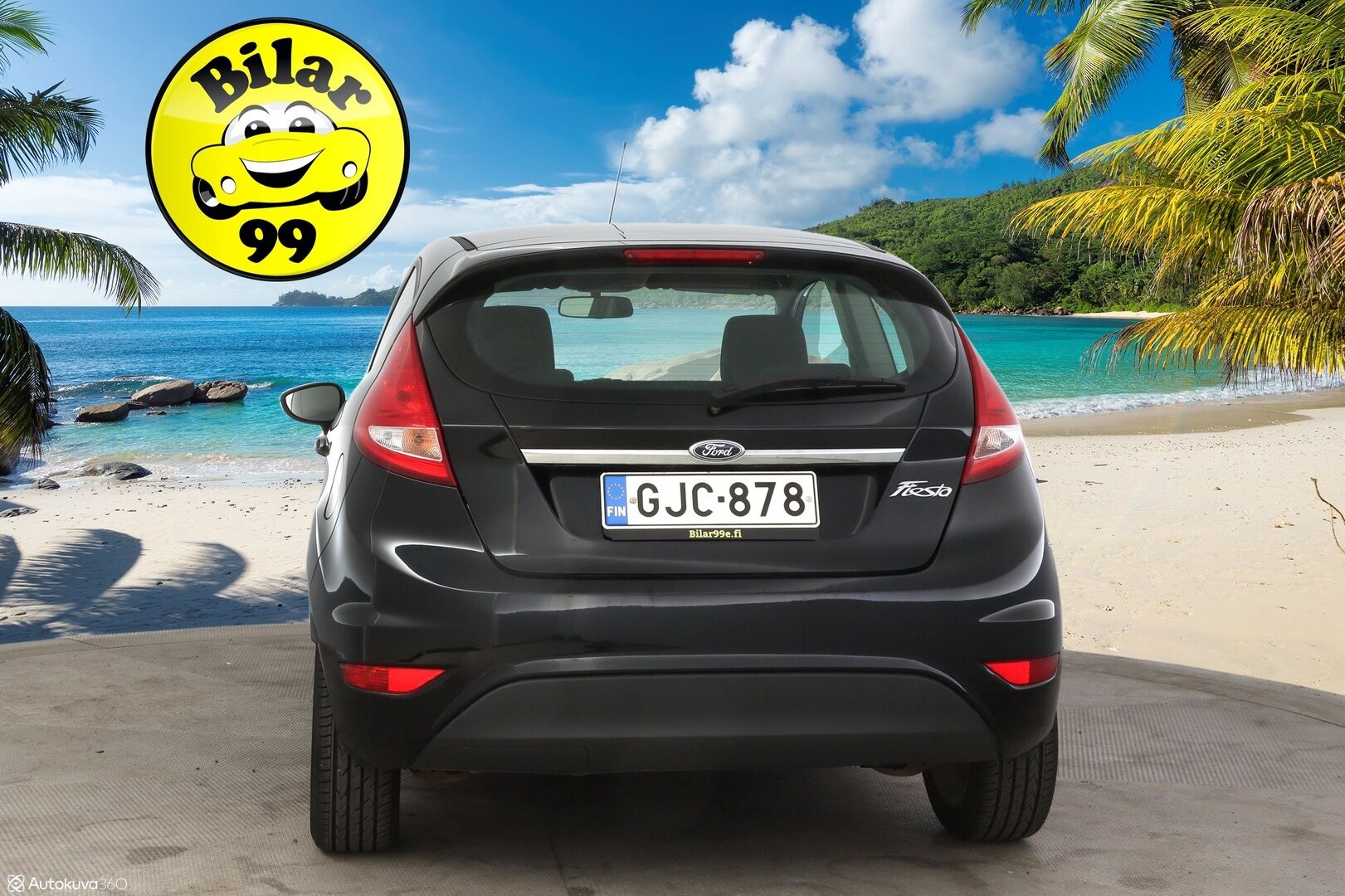 Ford Fiesta 2010 1,25 82 hv Titanium M5 3-ovinen * Suomiauto / Lohkolämmitin / Ilmastointi * - * 2-om. Suomiauto / Hyvin huollettu! / Kahdet hyvät renkaat *