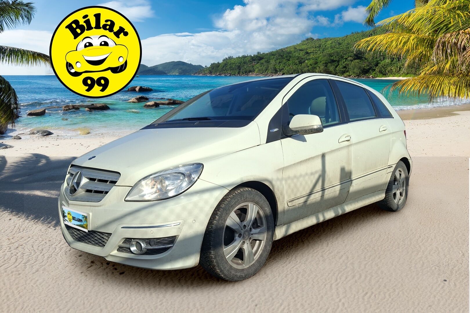 Mercedes-Benz B 2011 180 BE Premium Business ** Vaalea puolnahka sisusta / Lasikatto / Lohko + sisäpistoke