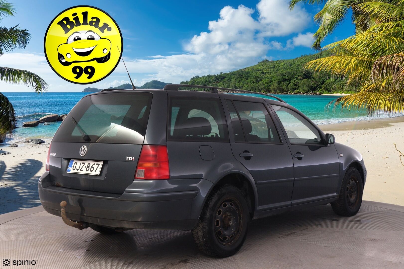 Volkswagen Golf 2003 1,9 - YritysOutlet - Myydään vain yrityksille - Vetokoukku / Multimedia näyttö / Sporttipenkit / GTI Mittaristo