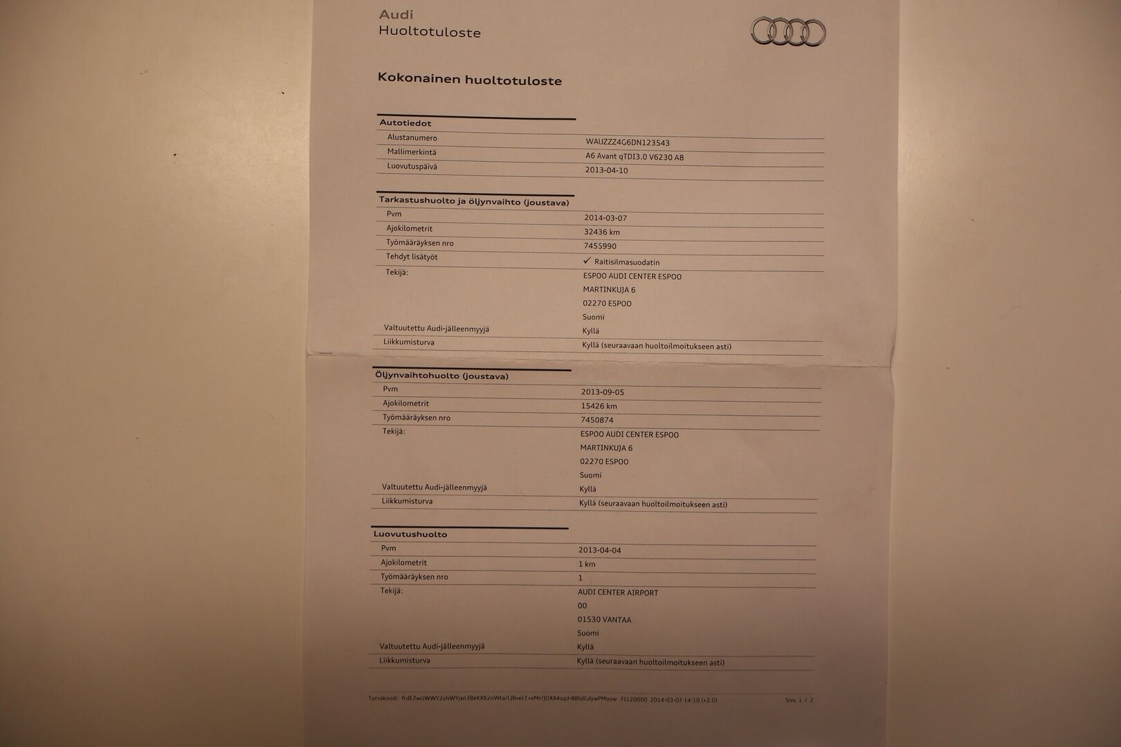 Audi A6 2013 Avant 3,0 V6 TDI Biturbo 230 kW quattro Edition tiptronic - YritysOutlet - Myydään vain yrityksille - – Tämä auto myydään YritysOutlet -valikoimasta vain yritykselle