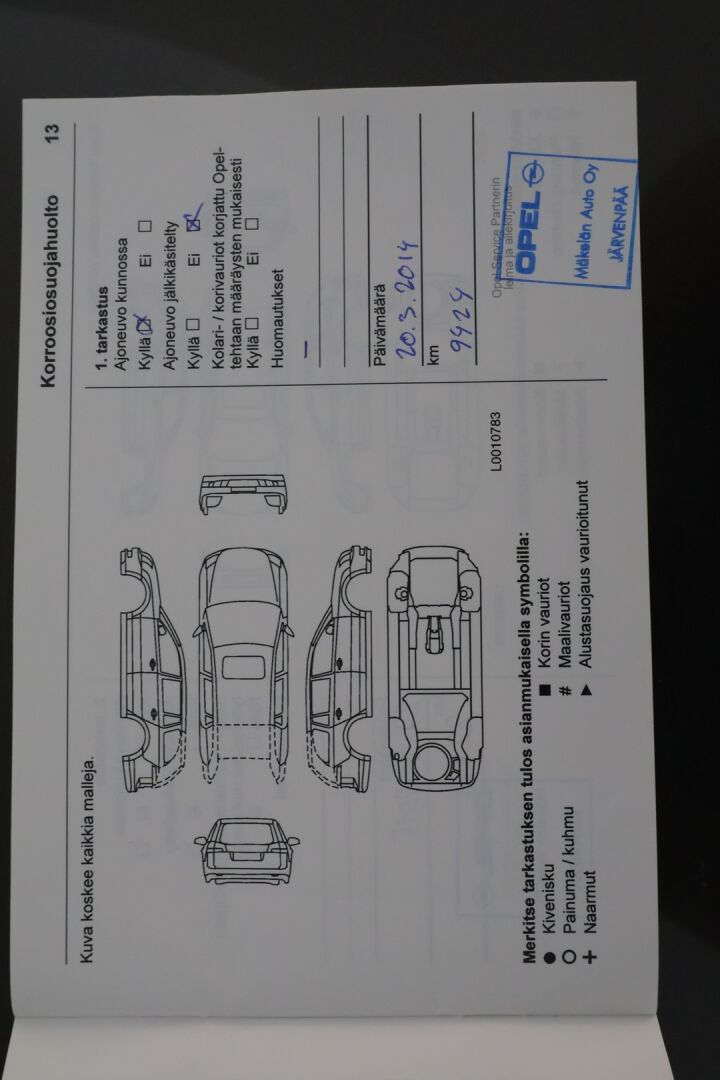 Opel Corsa 2013 5-ov Enjoy 1,2 ecoFLEX - Huutokaupat.com | Lohko + sisä / Vakkari / Ratinlämmitin 