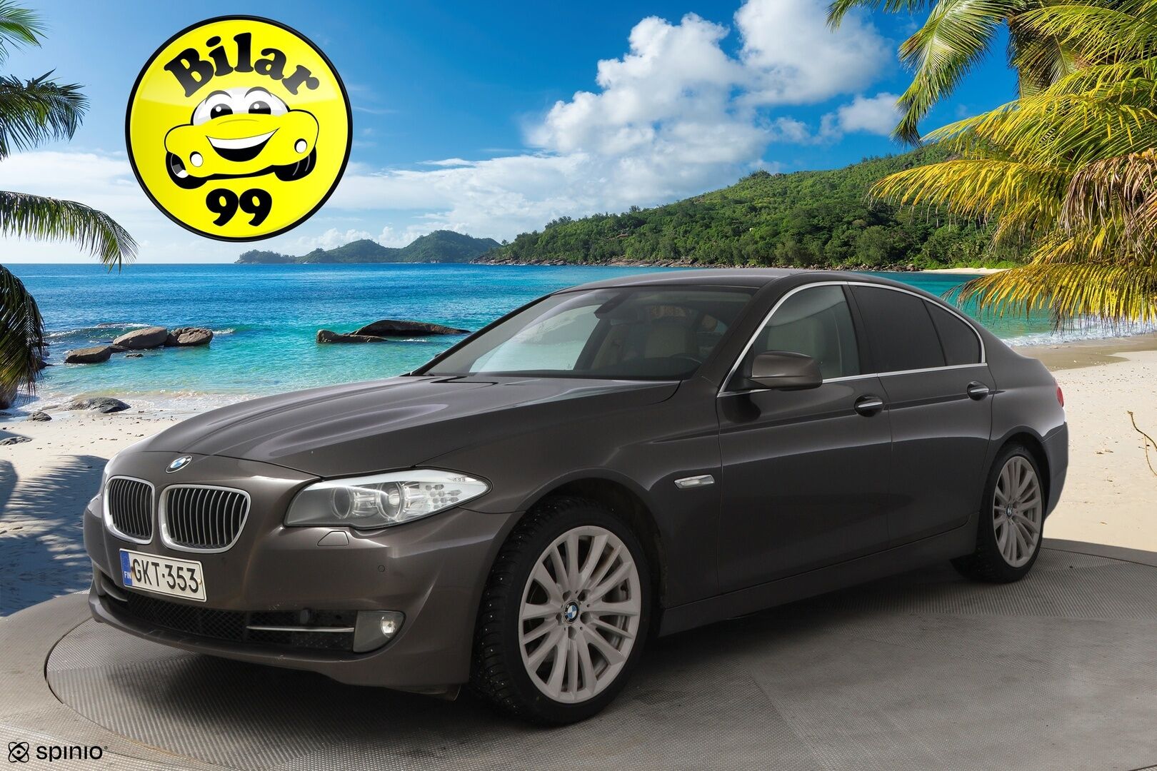 BMW 520 2012 TwinPower Turbo A F10 Sedan Business Automatic Edition* Vaaleat nahat / Professional navi / Lohko&sisäp. / Vakkari  * - Tutkat / M-sport ohjauspyörä / Juuri saapunut! - HULLUT VÄLIPÄIVÄT KORKOTARJOUS 2,49%