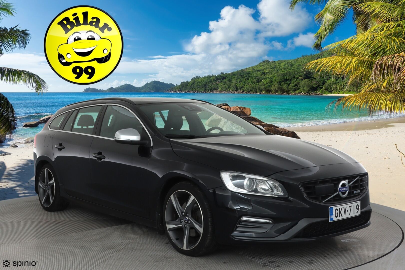 Volvo V60 2014 T5 R-Design aut **ACC / Aktiiv.Bi-Xenon / Koukku / Navi / BLIS / P.tutka / Sporttinahat / Lohkolämmitin** - Suomi-auto / Kahdet renkaat aluvanteilla
