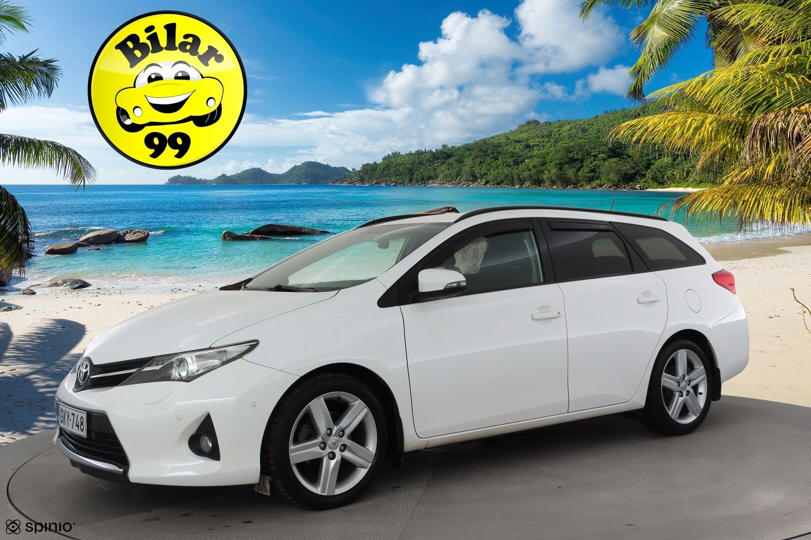 Toyota Auris 2014 Touring Sports 1,6 Valvematic Style * Vakkari / P.kamera / Navi / Lohkolämmitin / Koukku * - Suomi-auto / Kahdet renkaat aluvanteilla / Merkkihuollettu - HULLU BLACKWEEK KORKOTARJOUS 2,49%