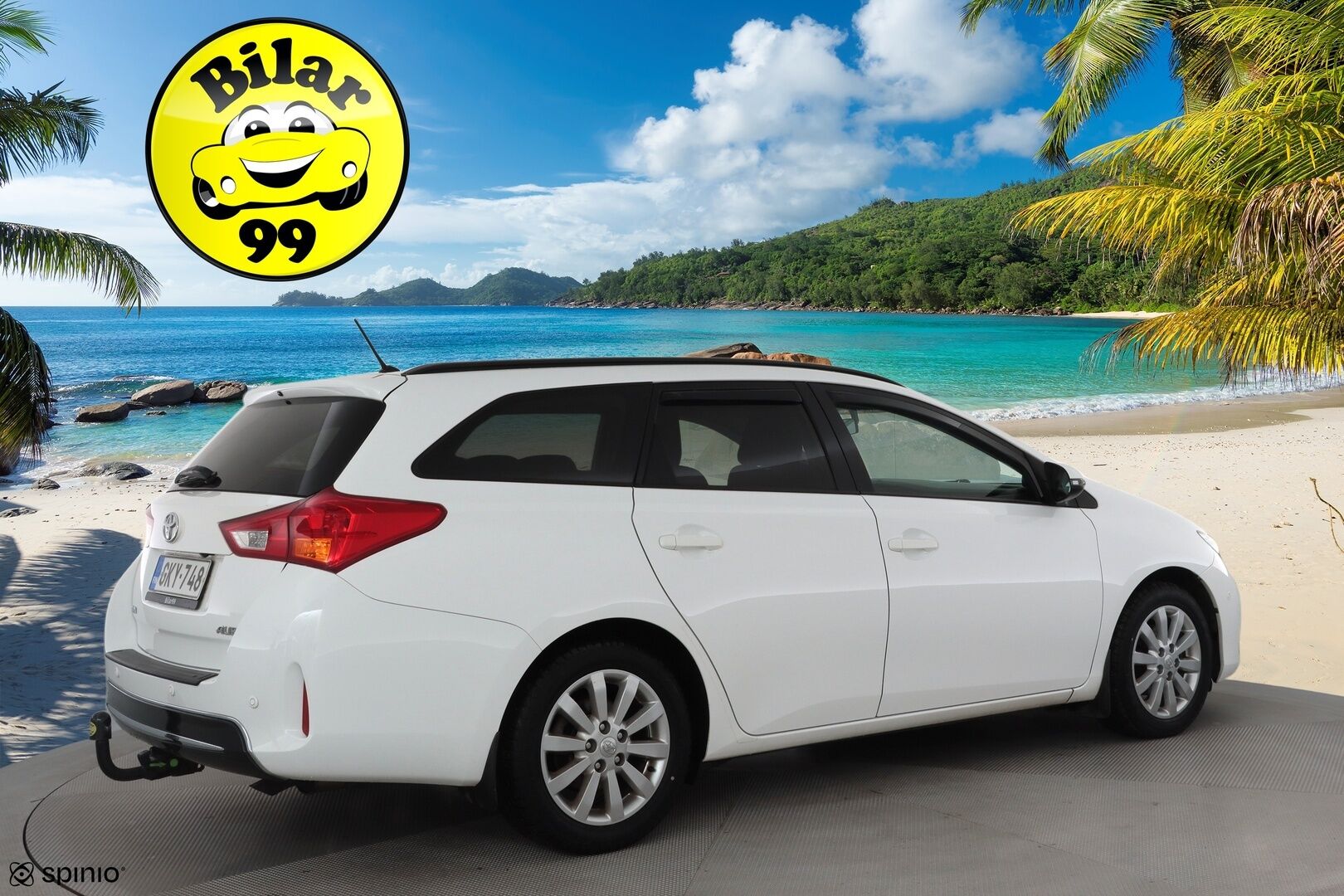 Toyota Auris 2014 Touring Sports 1,6 Valvematic Style * Vakkari / P.kamera / Navi / Lohkolämmitin / Koukku * - Suomi-auto / Kahdet renkaat aluvanteilla / Merkkihuollettu - HULLU BLACKWEEK KORKOTARJOUS 2,49%