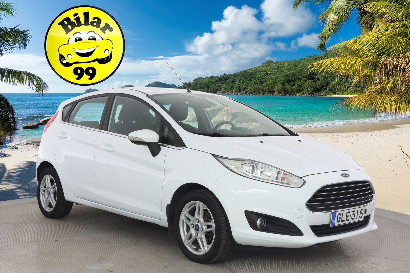 Ford Fiesta 2014 1,0 EcoBoost 100hv PowerShift Titanium A6 5-ovinen - Suomi-auto/ Lohko/ Vakkari/ 2x renkaat