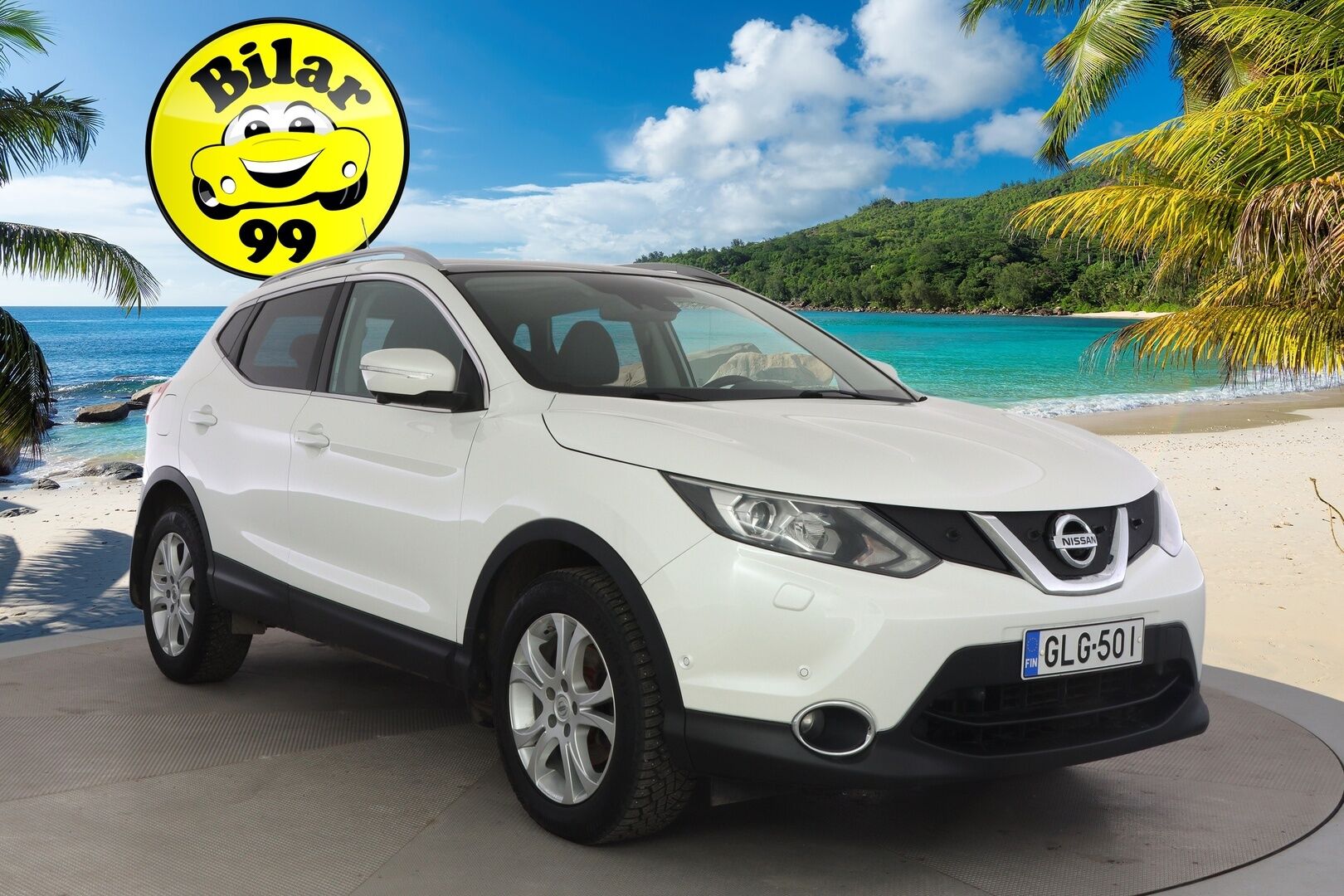 Nissan Qashqai 2014 dCi 110 Business 360 2WD 6M/T Leather ** Suomi-auto / 360 kamera / Navi / Panorama / Juuri huollettu! / Helmiäisväri! ** - Upeassa kunnossa oleva auto hyvillä varusteilla, kaksilla renkailla ja kirsikkana kakun päälle, ilman Ad-Blue järjestelmää! 