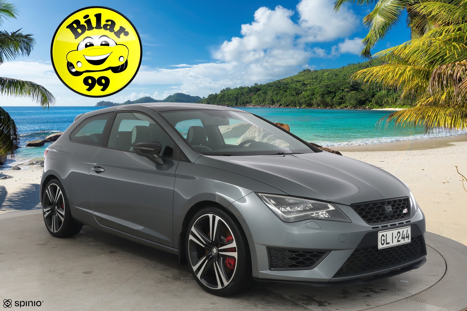 Seat Leon SC 2014 2,0 TSI 280 Cupra * Xenon / Urheiluistuimet / Upea yksilö * - Kytkin vaihdettu / Jarrulevyt ja palat joka nurkkaan / Iskarit vaihdettu *