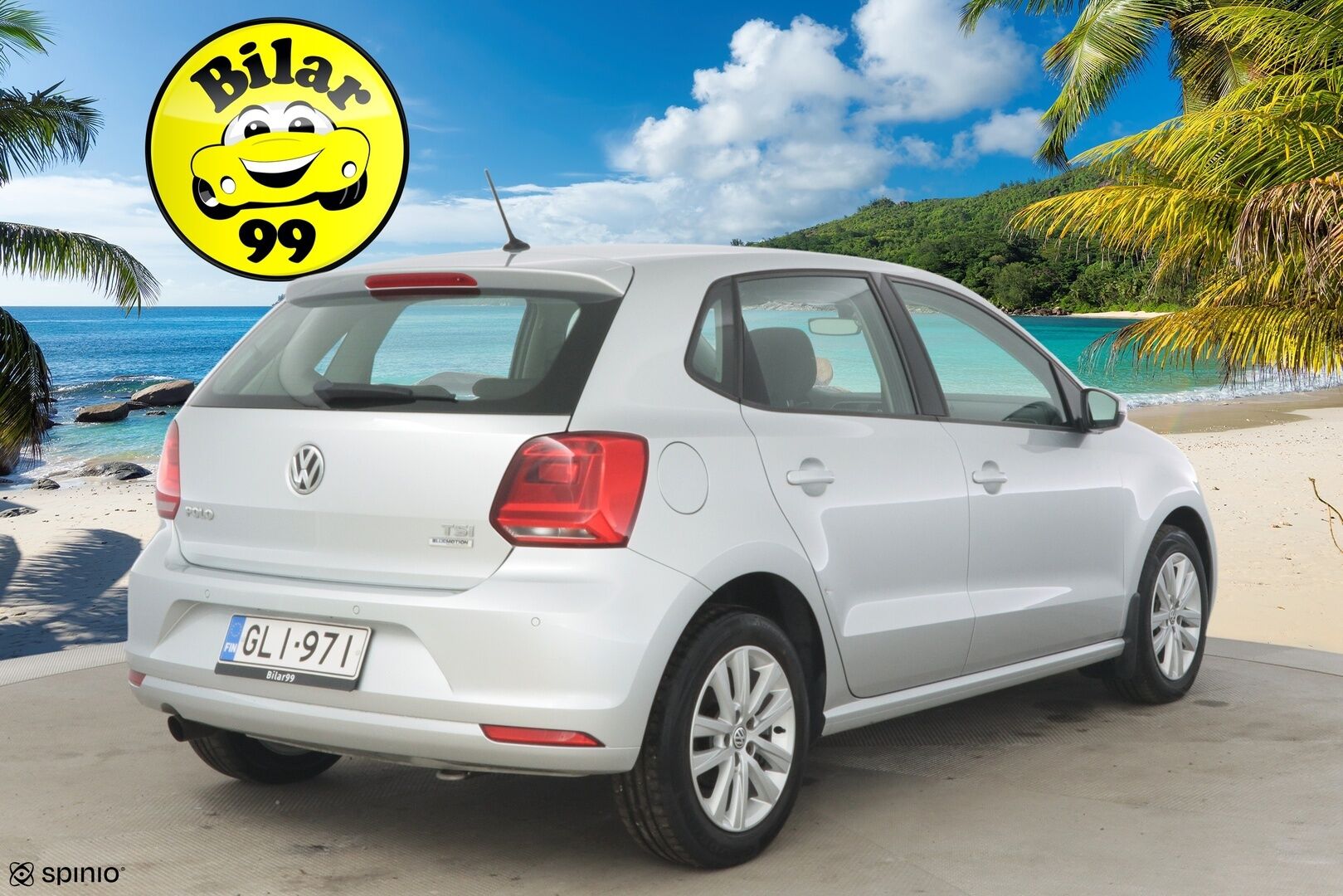 Volkswagen Polo 2014 Comfortline 1,2 TSI 66 kW BlueMotion Technology DSG 4ov *Suomi-auto / Vakkari / Tutkat / BT* - 2x renkaat ja aluvanteilla / Metalliväri - HULLUT AVAJAISHULINAT KORKOTARJOUS 3,29 %