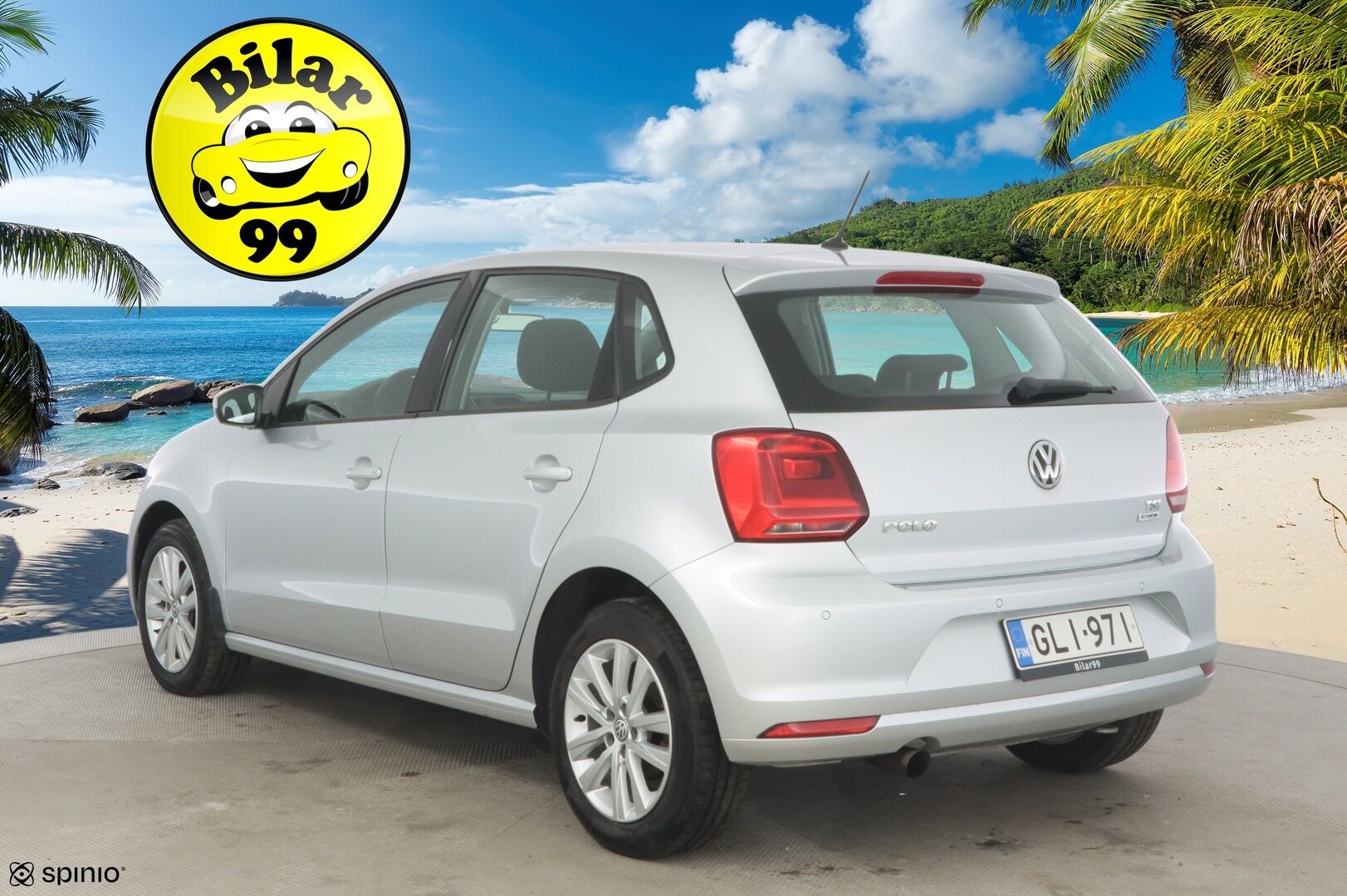Volkswagen Polo 2014 Comfortline 1,2 TSI 66 kW BlueMotion Technology DSG 4ov *Suomi-auto / Vakkari / Tutkat / BT* - 2x renkaat ja aluvanteilla / Metalliväri - HULLUT AVAJAISHULINAT KORKOTARJOUS 3,29 %