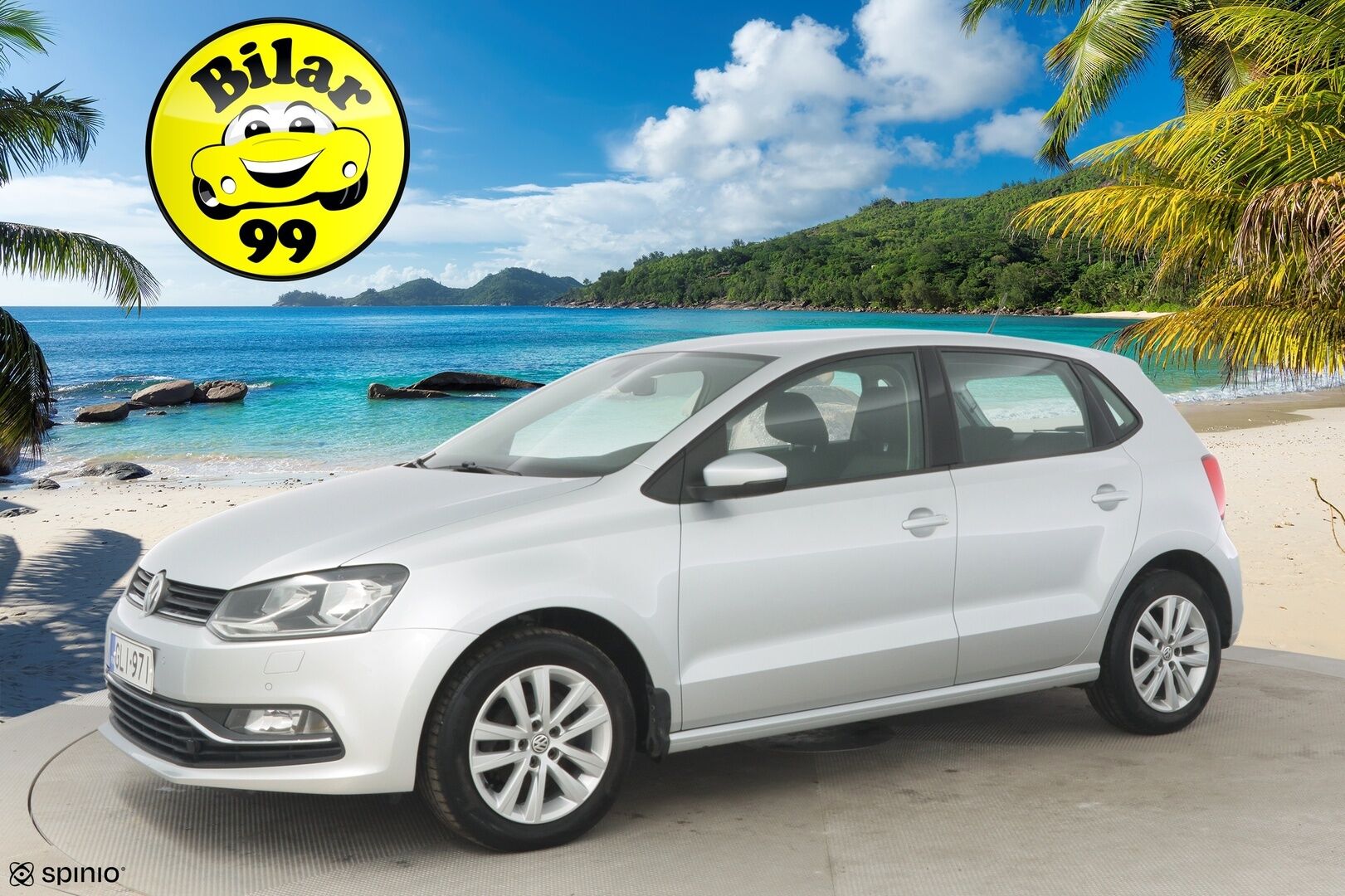 Volkswagen Polo 2014 Comfortline 1,2 TSI 66 kW BlueMotion Technology DSG 4ov *Suomi-auto / Vakkari / Tutkat / BT* - 2x renkaat ja aluvanteilla / Metalliväri - HULLUT AVAJAISHULINAT KORKOTARJOUS 3,29 %