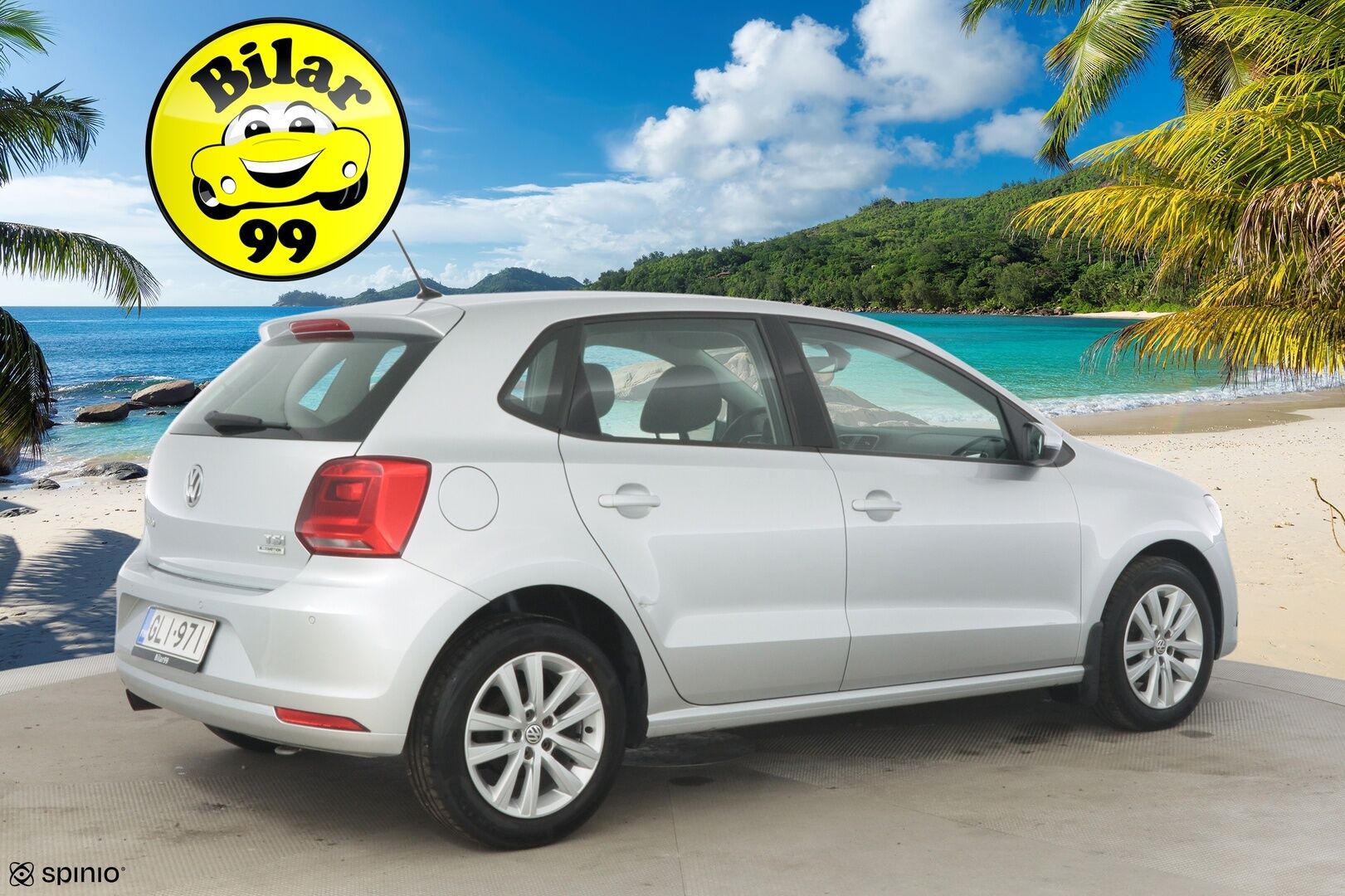 Volkswagen Polo 2014 Comfortline 1,2 TSI 66 kW BlueMotion Technology DSG 4ov *Suomi-auto / Vakkari / Tutkat / BT* - 2x renkaat ja aluvanteilla / Metalliväri - HULLUT AVAJAISHULINAT KORKOTARJOUS 3,29 %