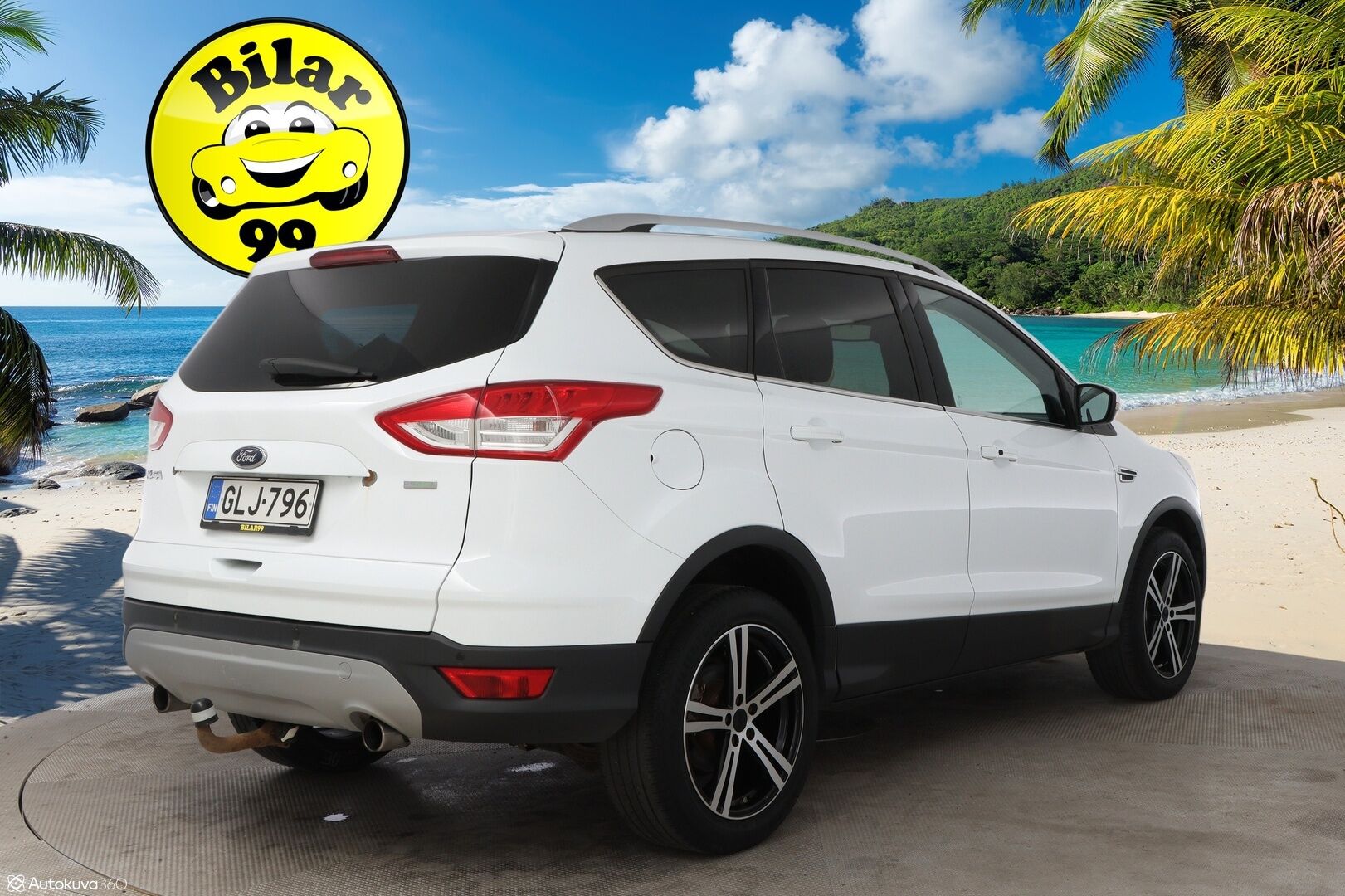 Ford Kuga 2014 1,6 EcoBoost 150 hv FWD Start/Stop Titanium 5-ovinen - Suomiauto / Vetokoukku. / Bi-Xenon / Puolinahkasisusta. / Vakkari / KeylessGo / Lohko & Sisäpistoke!